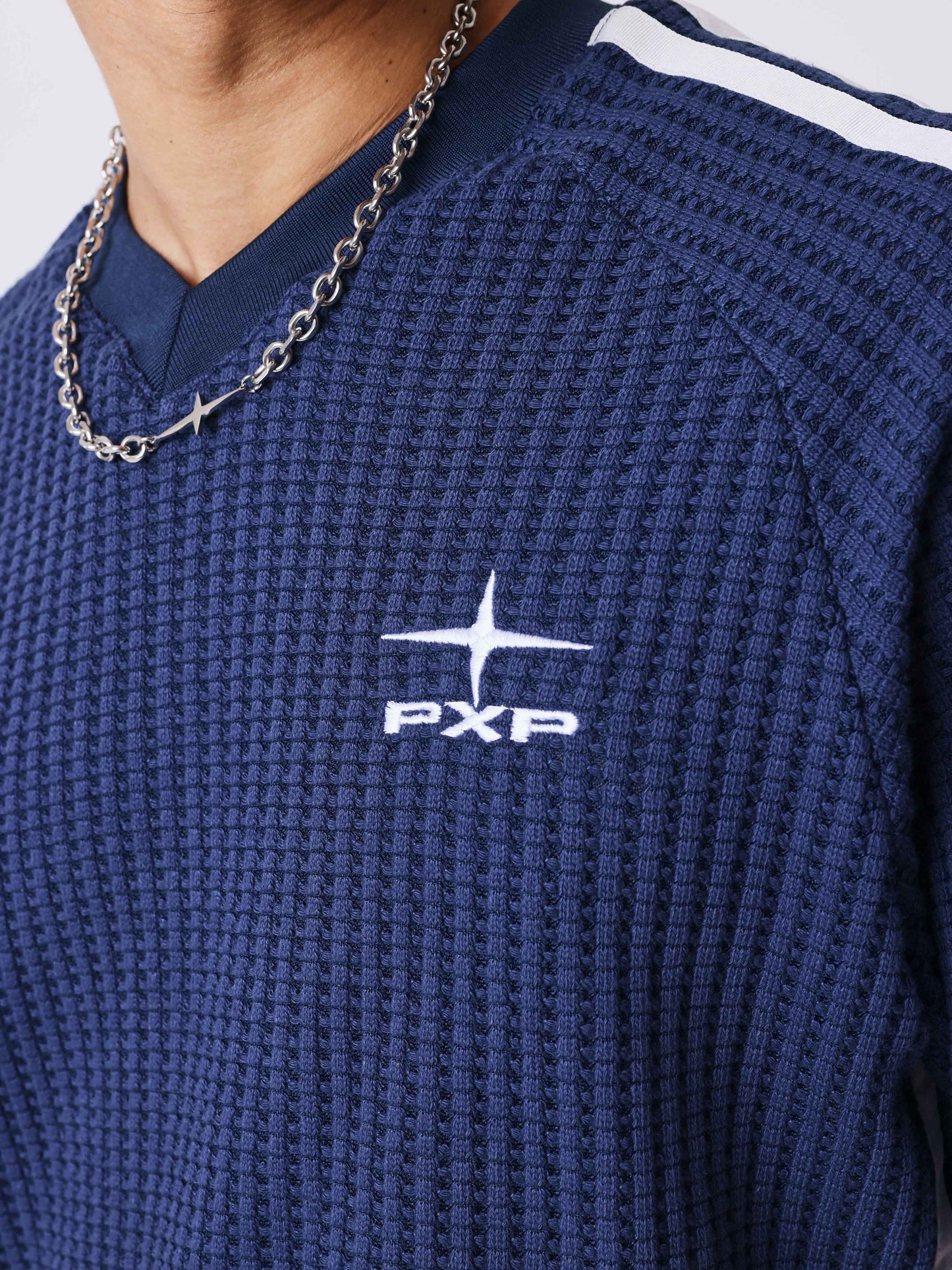 T-shirt en maille à col V