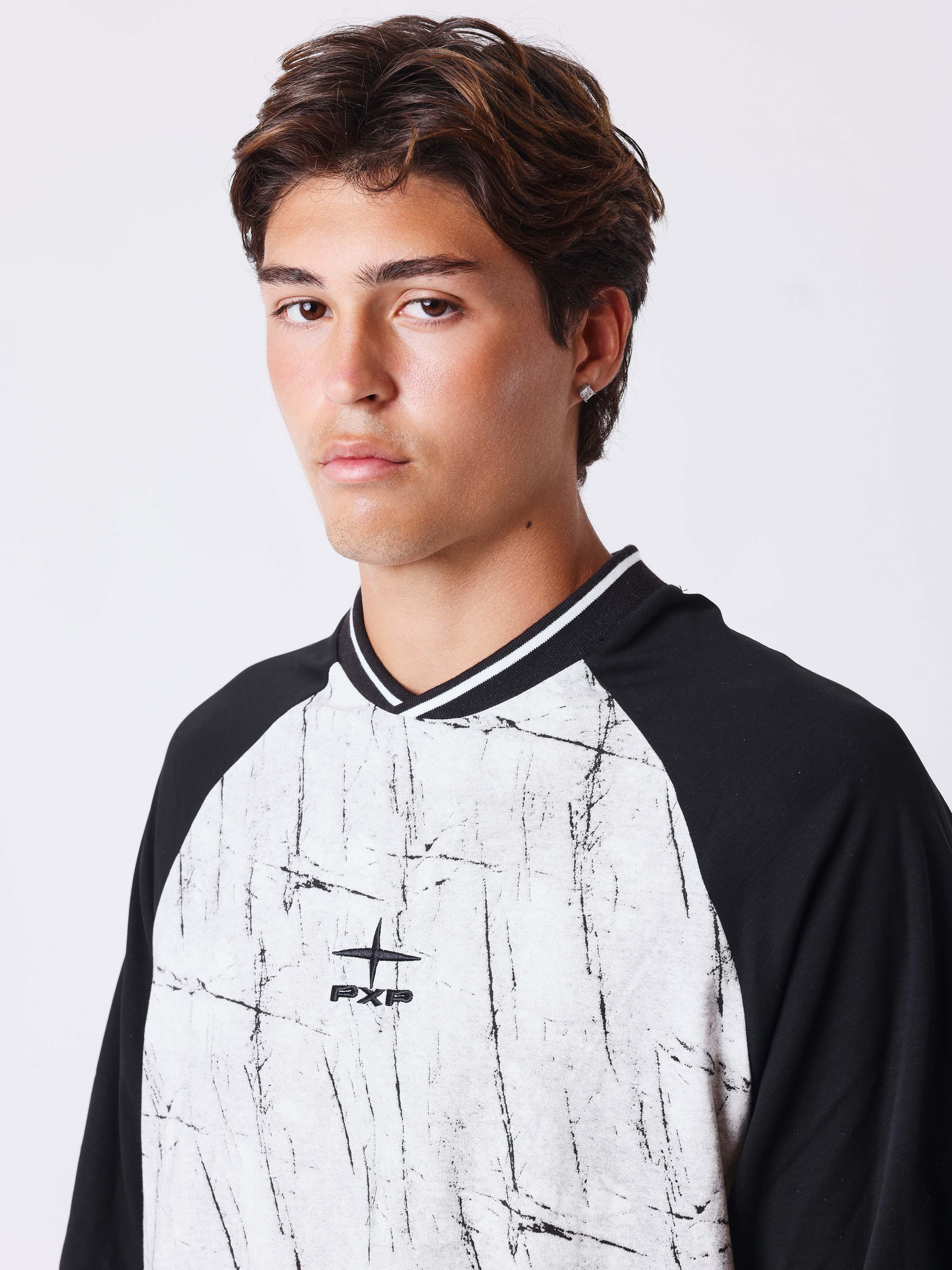 Raglan-T-Shirt mit Grafikmuster-3