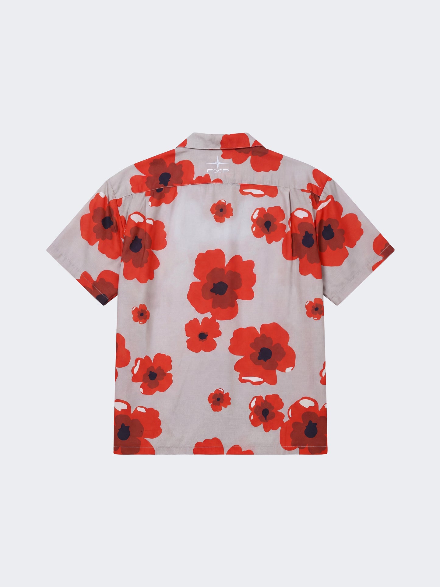 Camicia a maniche corte con motivo floreale