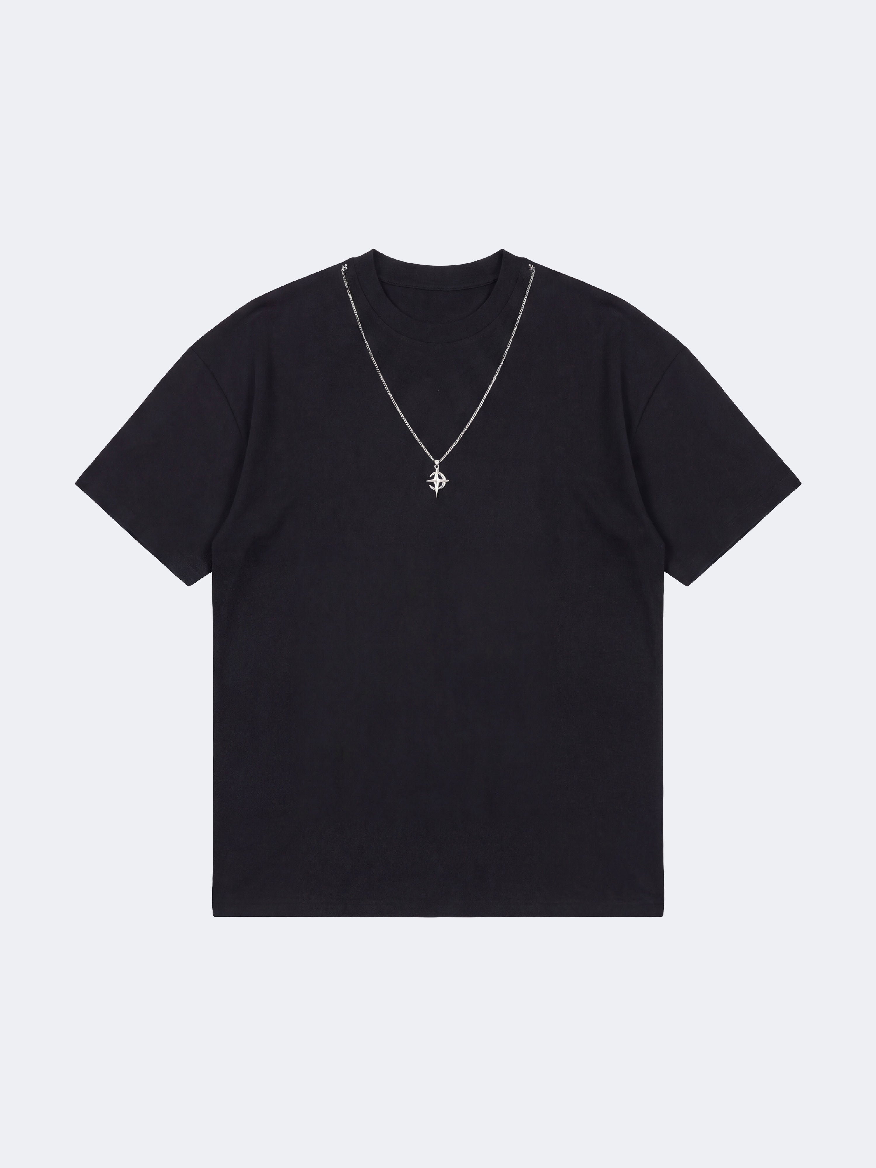 T-shirt Efeito Colar