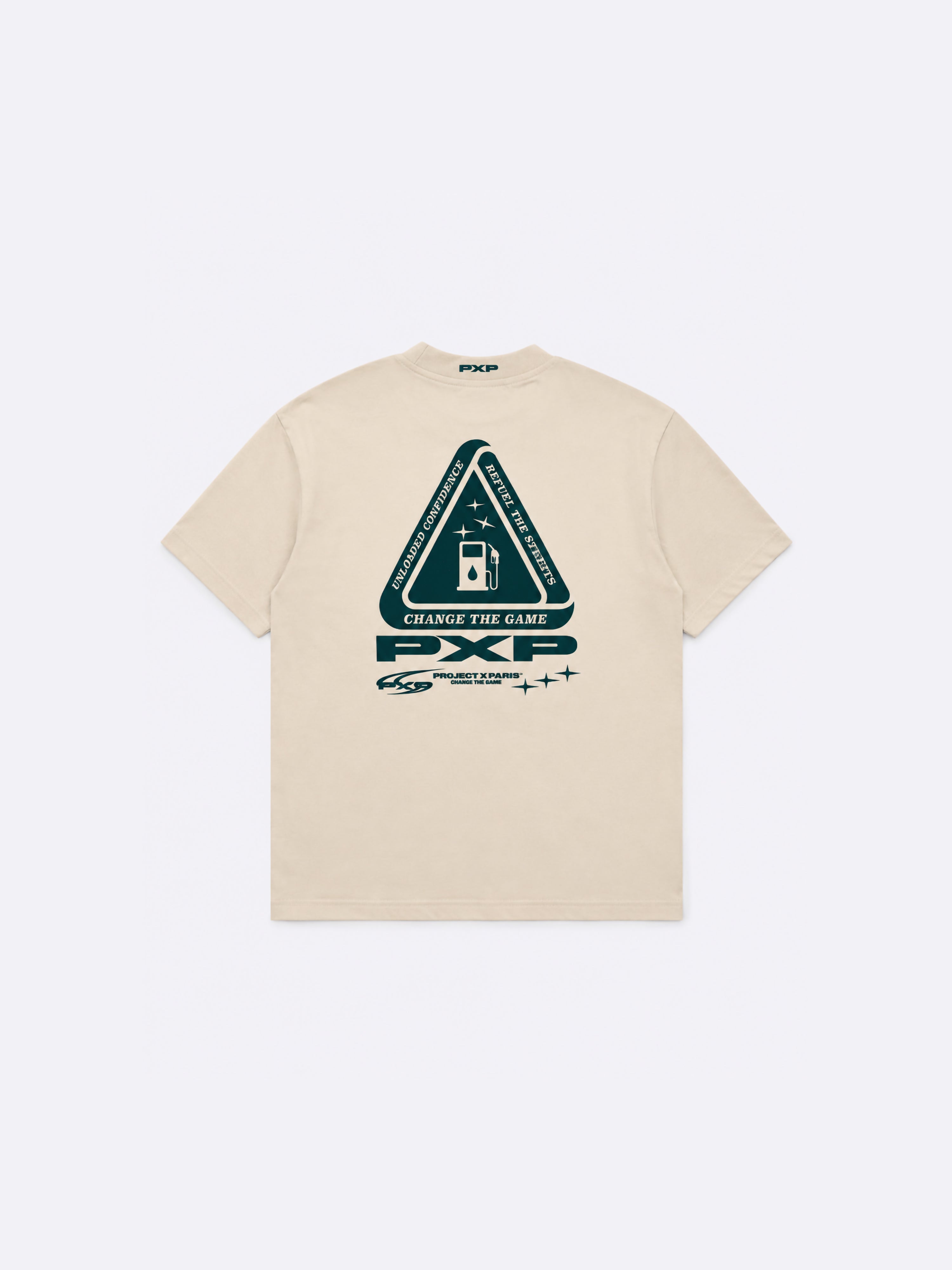 T-shirt manches courtes imprimé devant et dos-2