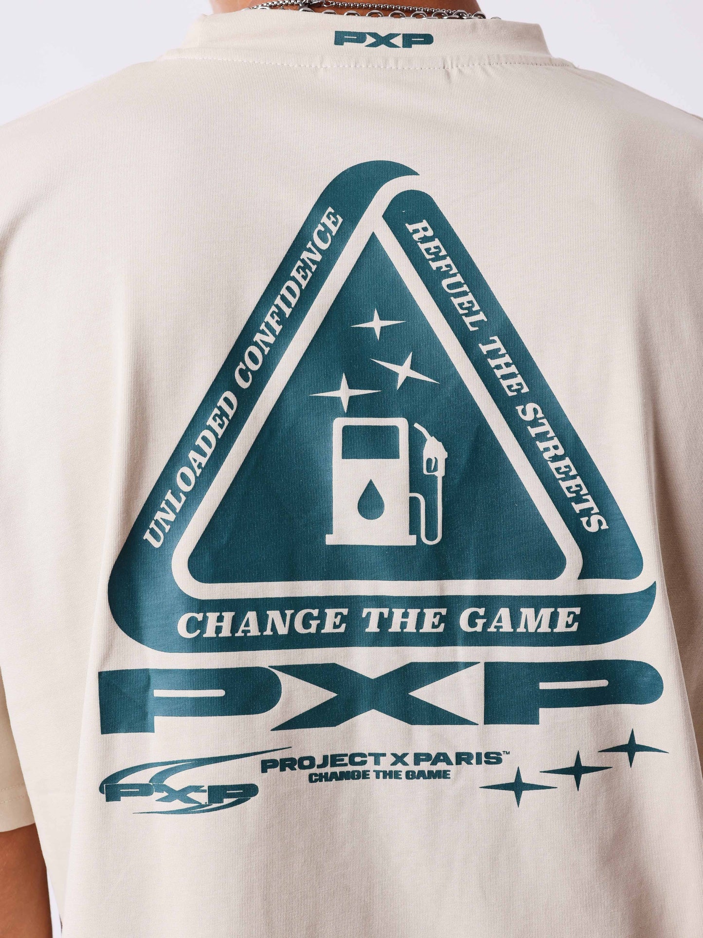 T-shirt manches courtes imprimé devant et dos