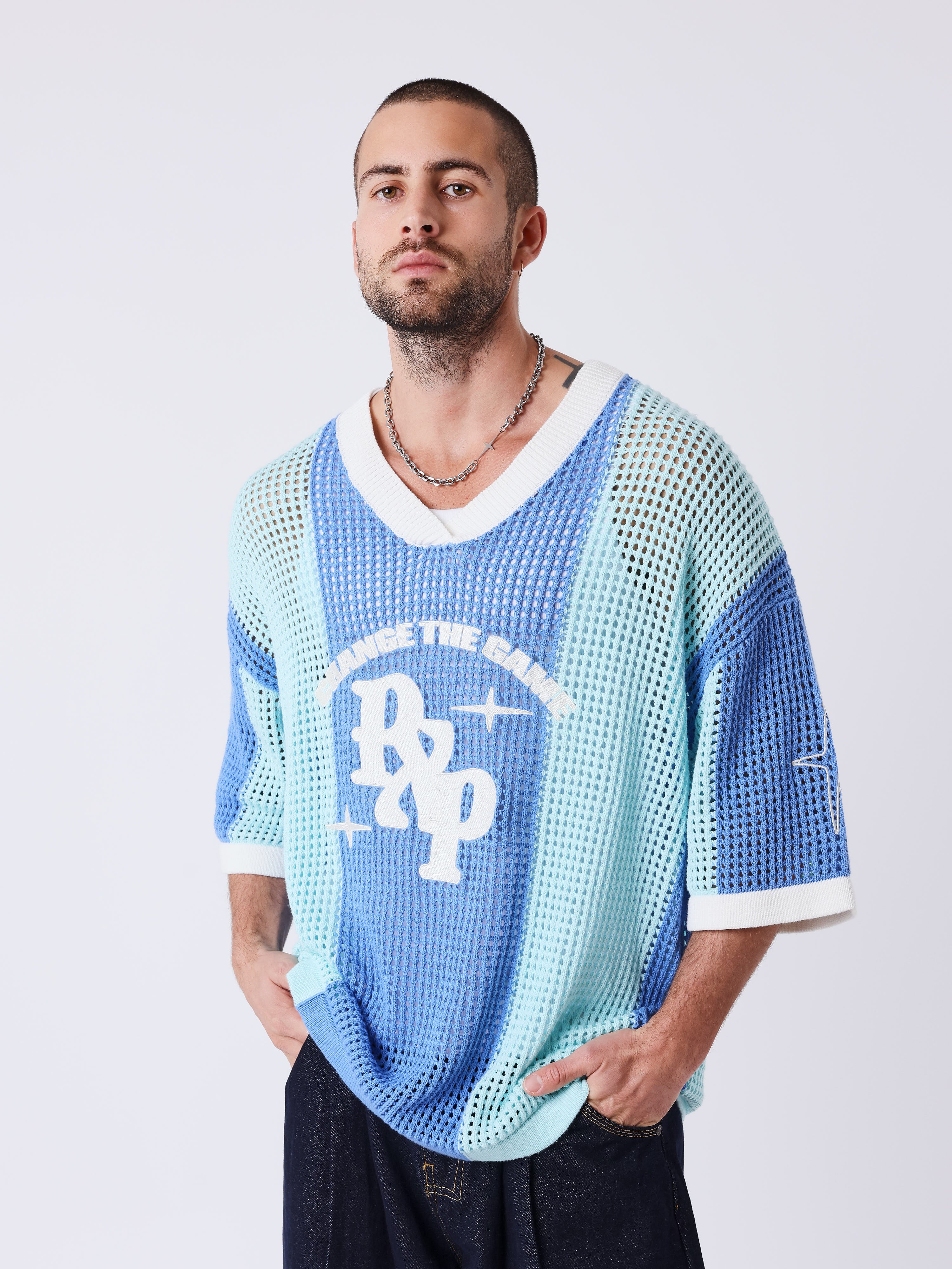 Camiseta de punto calado-1