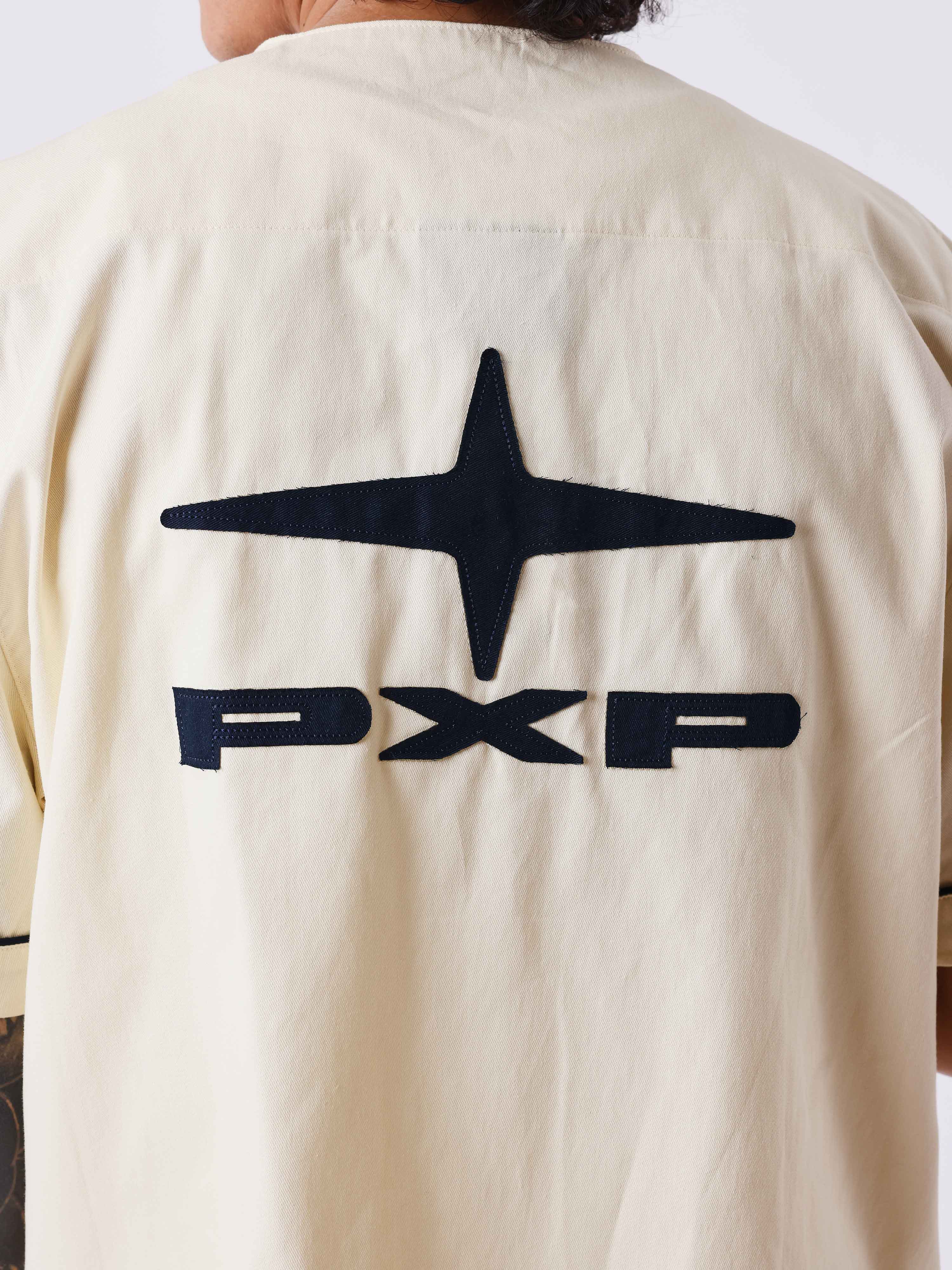 Camicia stile baseball con logo sul retro-6
