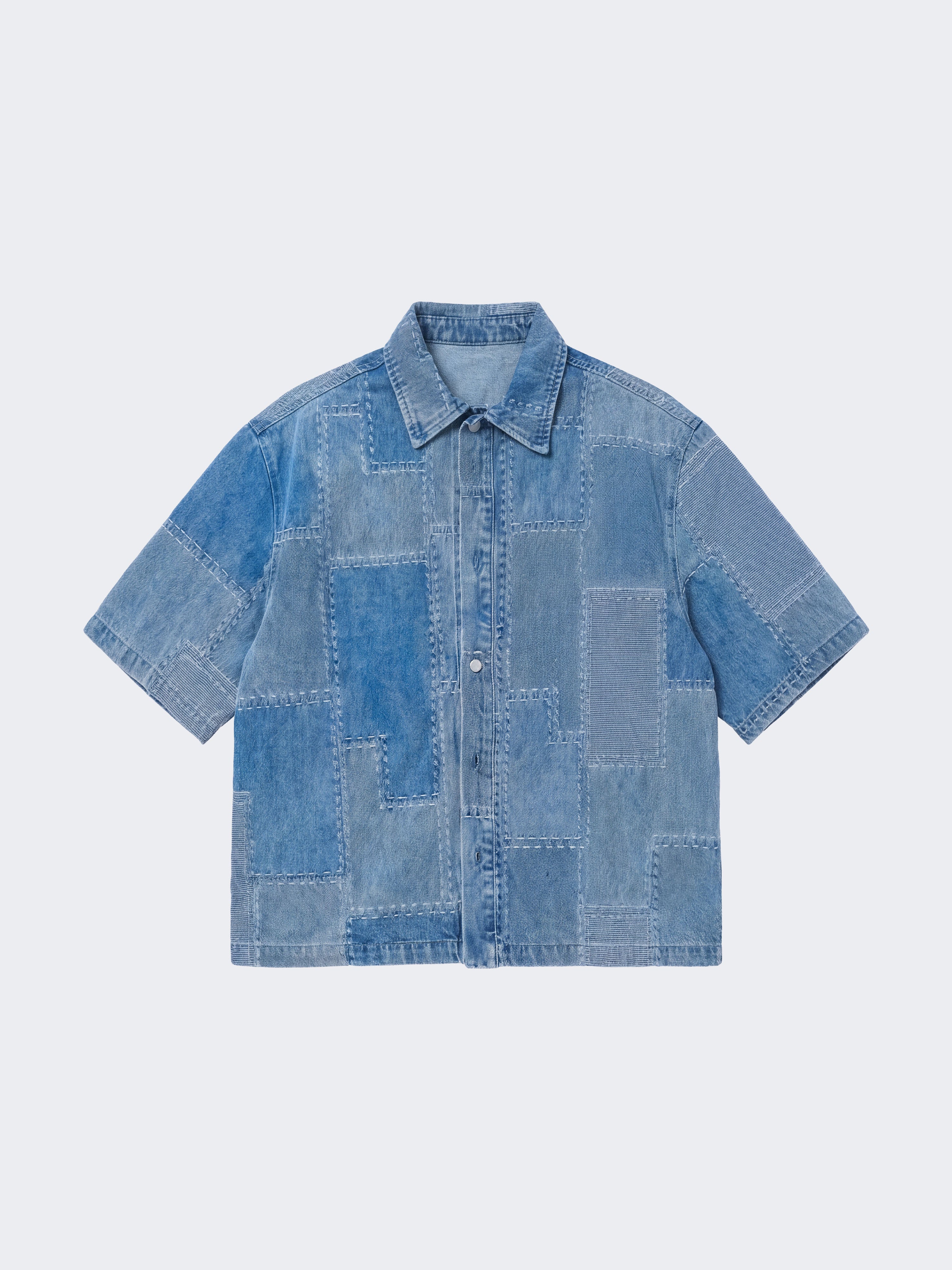 Camicia Patchwork Wash-6