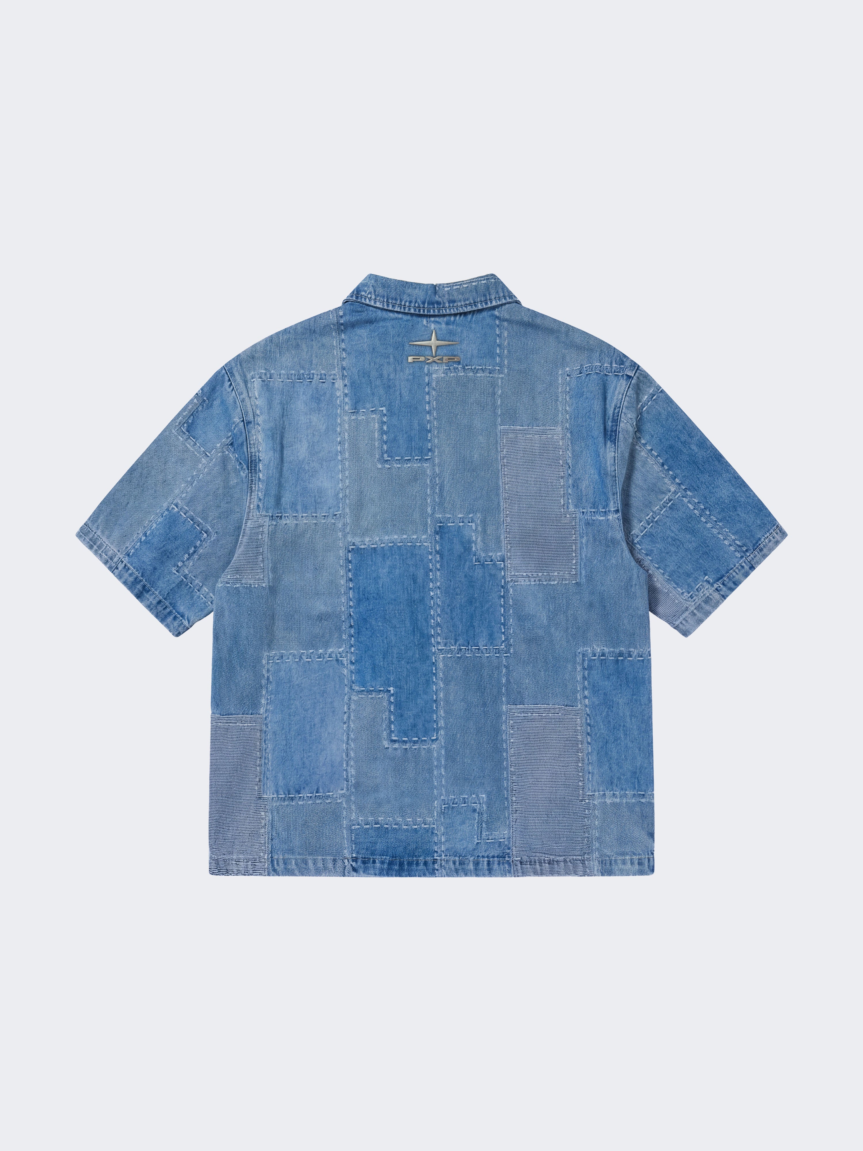 Camicia Patchwork Wash-7