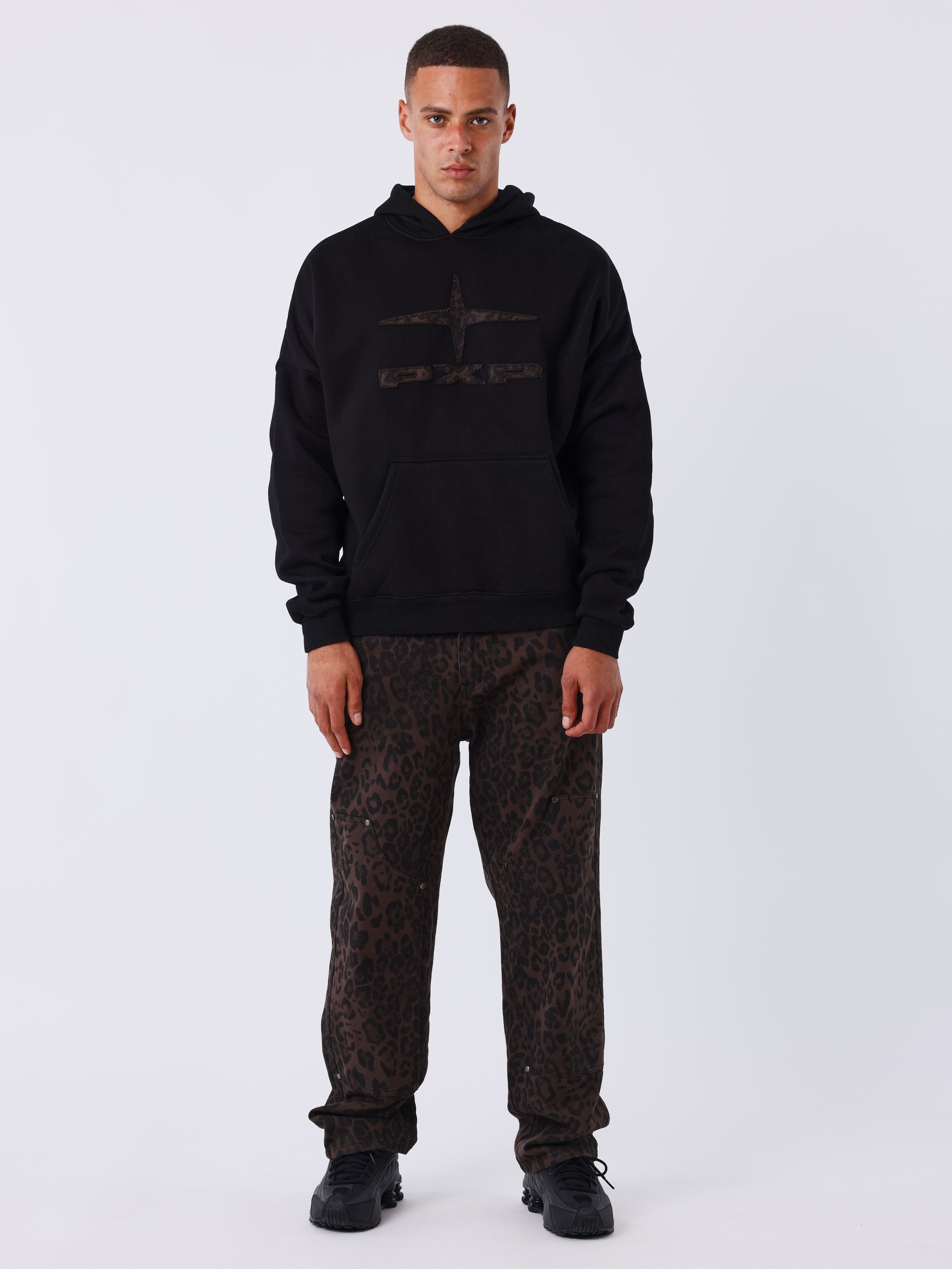 Sudadera con capucha Leopardo-5