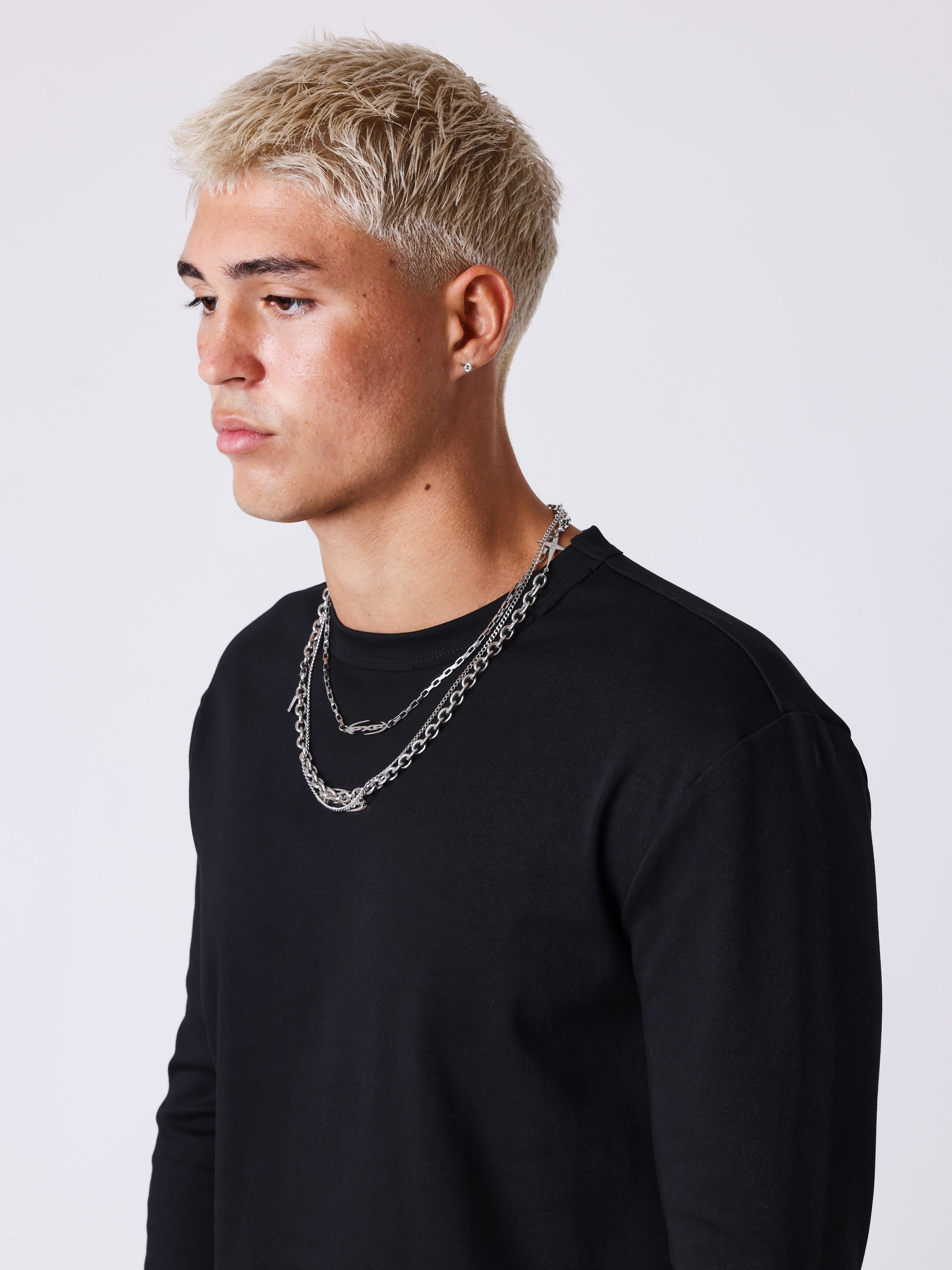 Long sleeve destroyed T-shirt-3