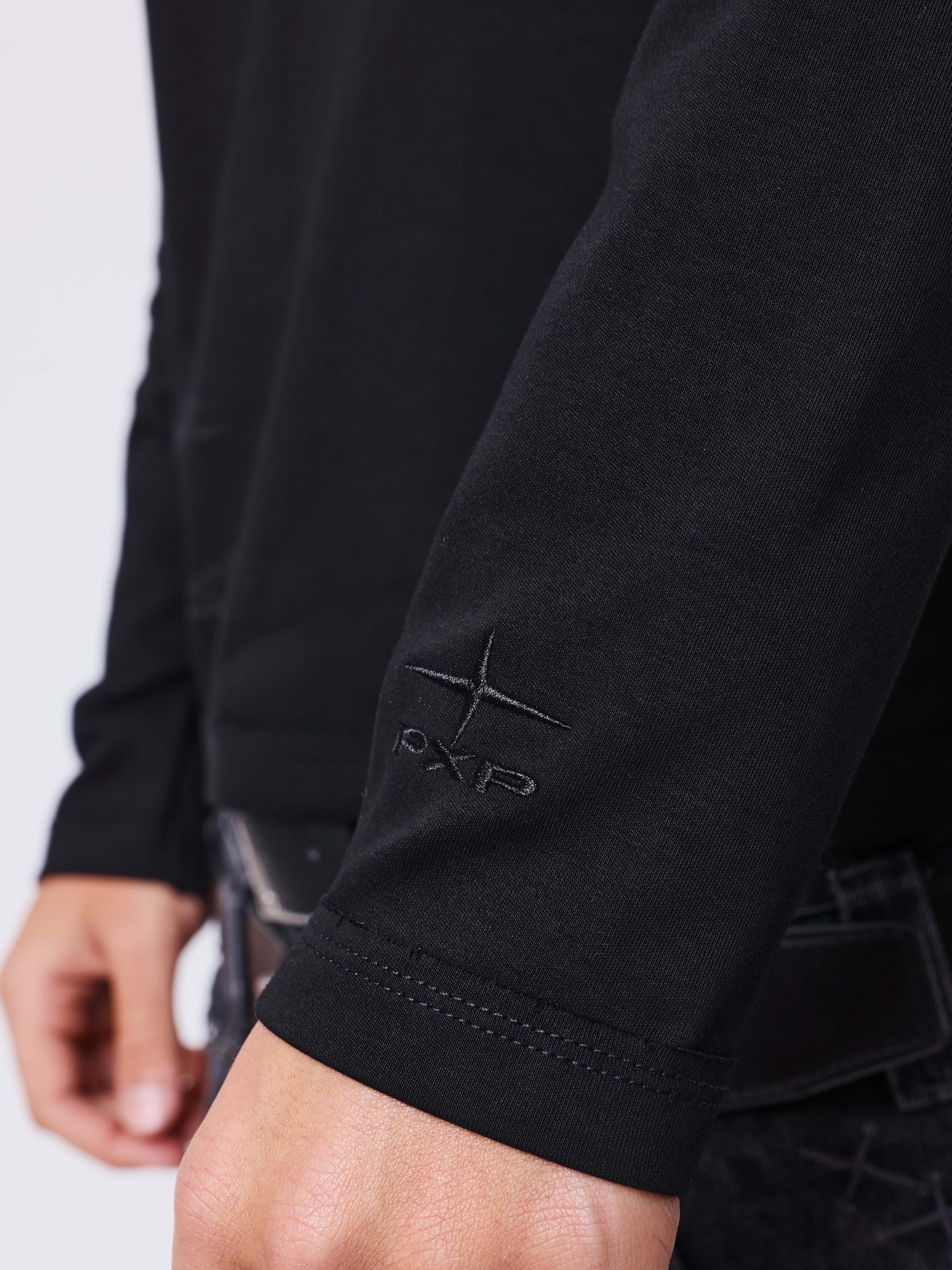 Long sleeve destroyed T-shirt-4
