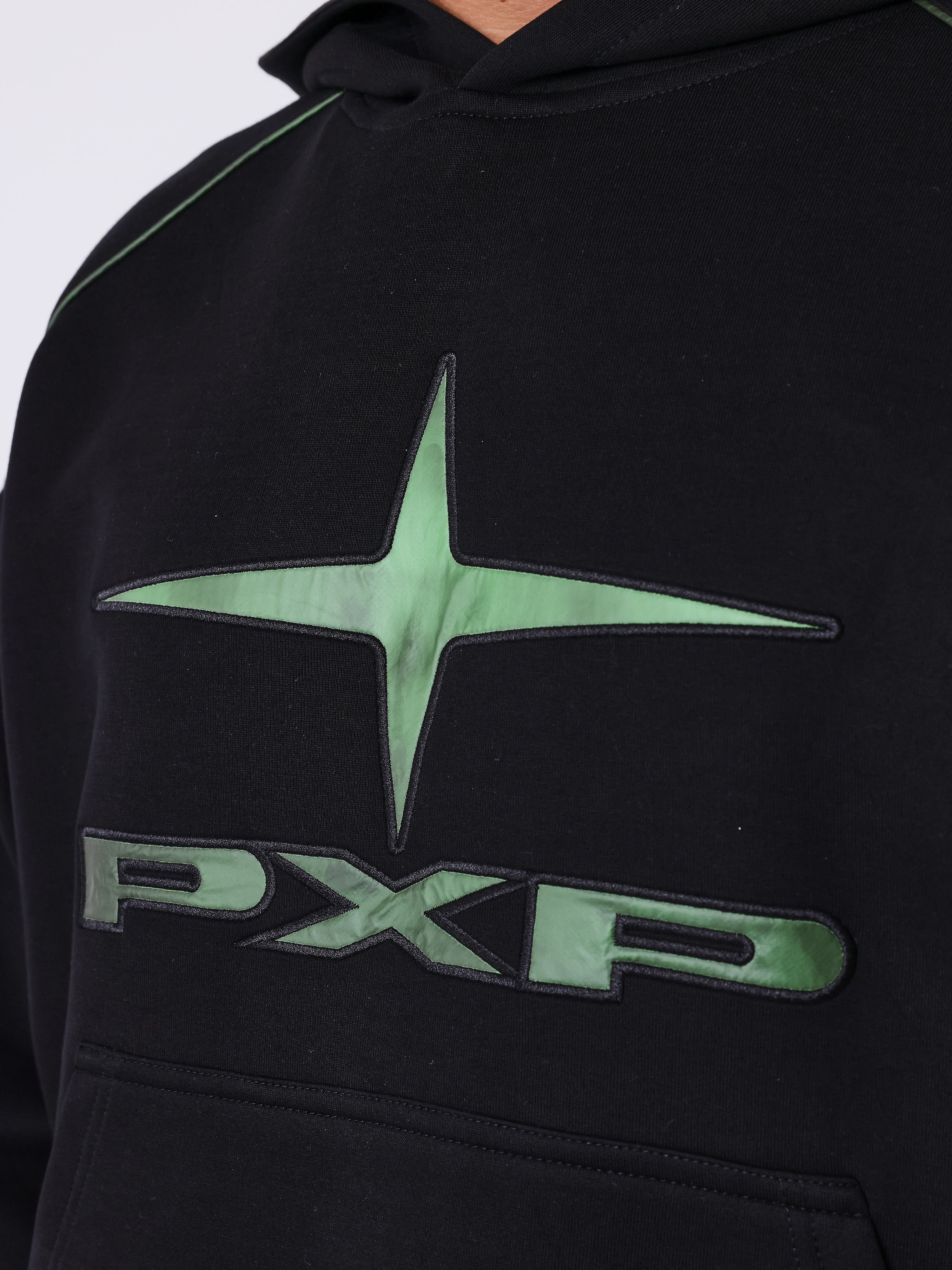 Sweatshirt com capuz com logo termorreativo-3