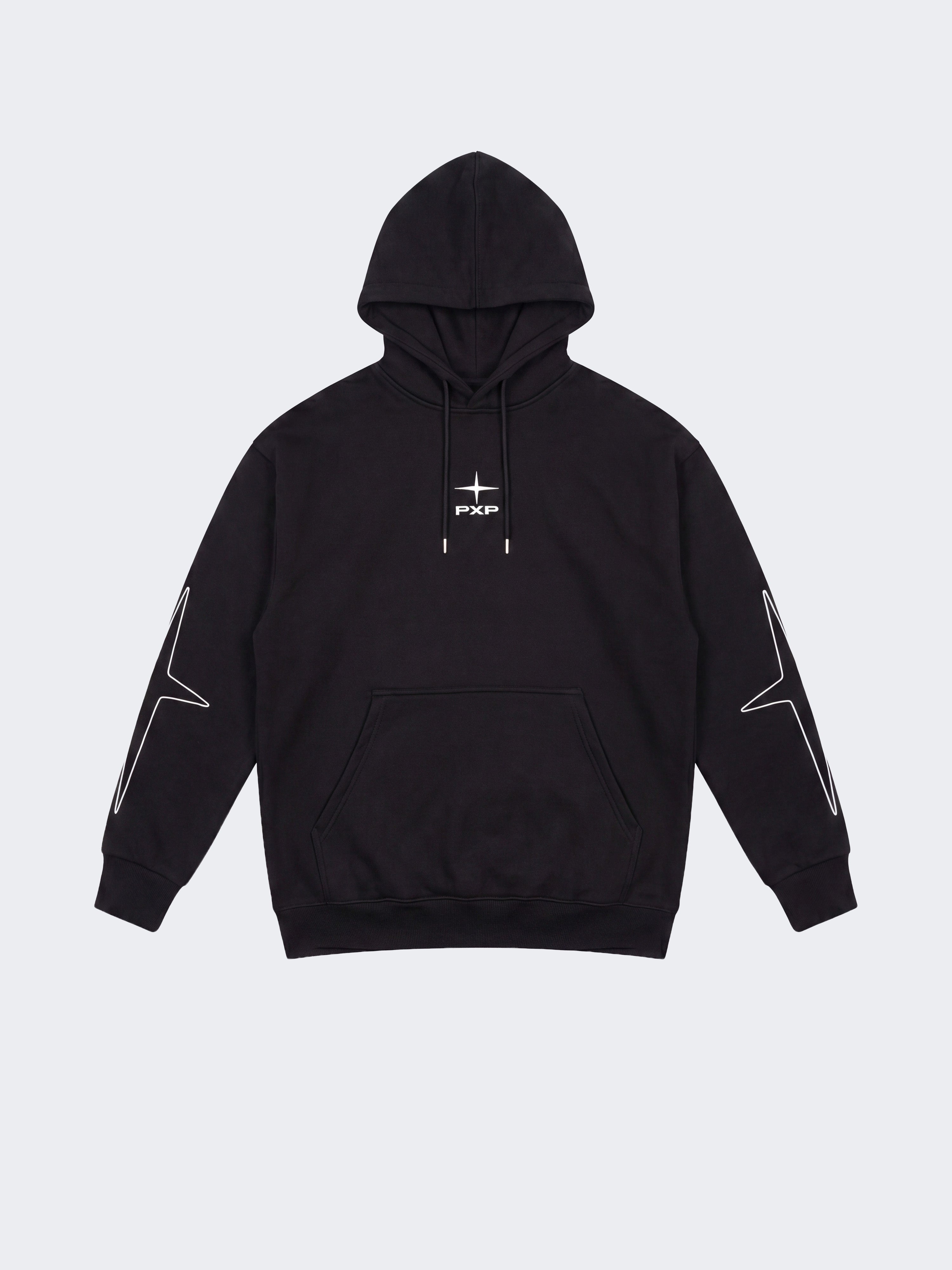 Sweat à capuche imprimé au dos-6