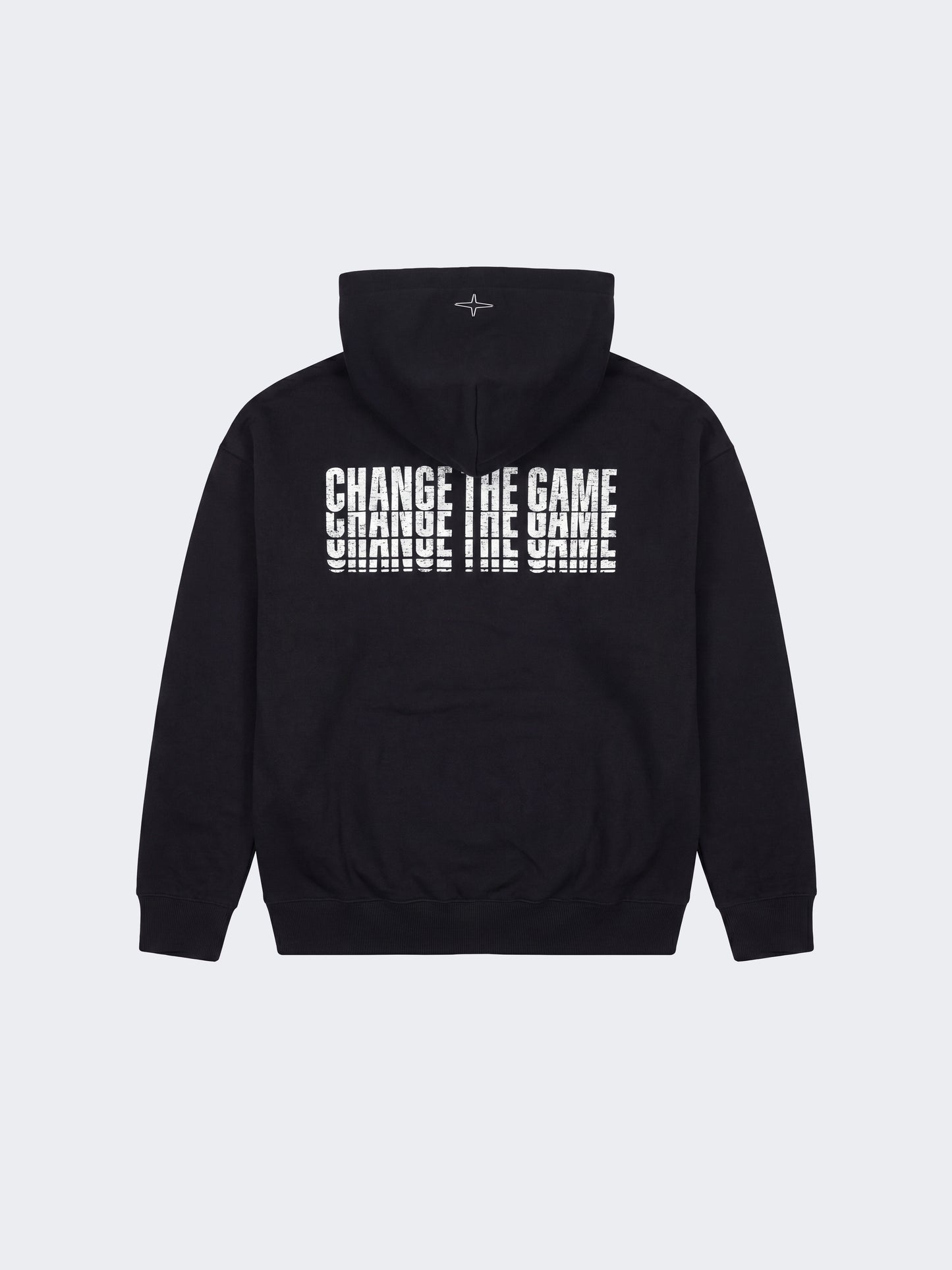 Sweat à capuche imprimé au dos
