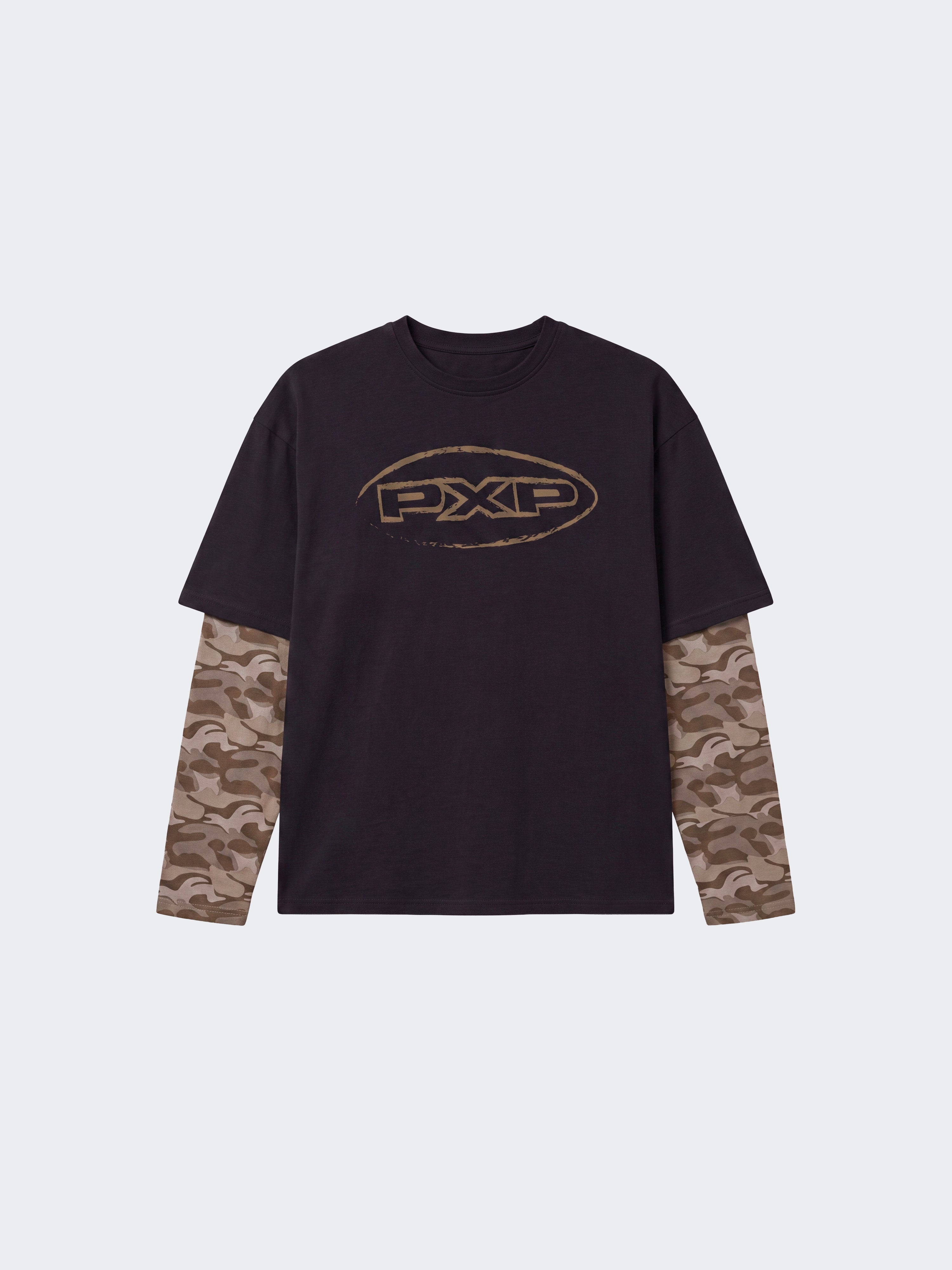 T-shirt met dubbele mouw Forest-6