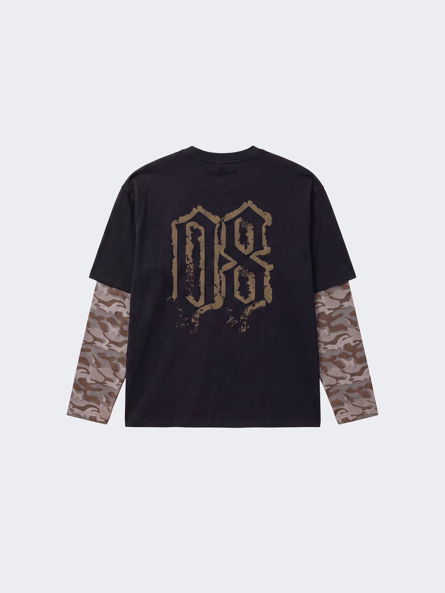 T-shirt met dubbele mouw Forest