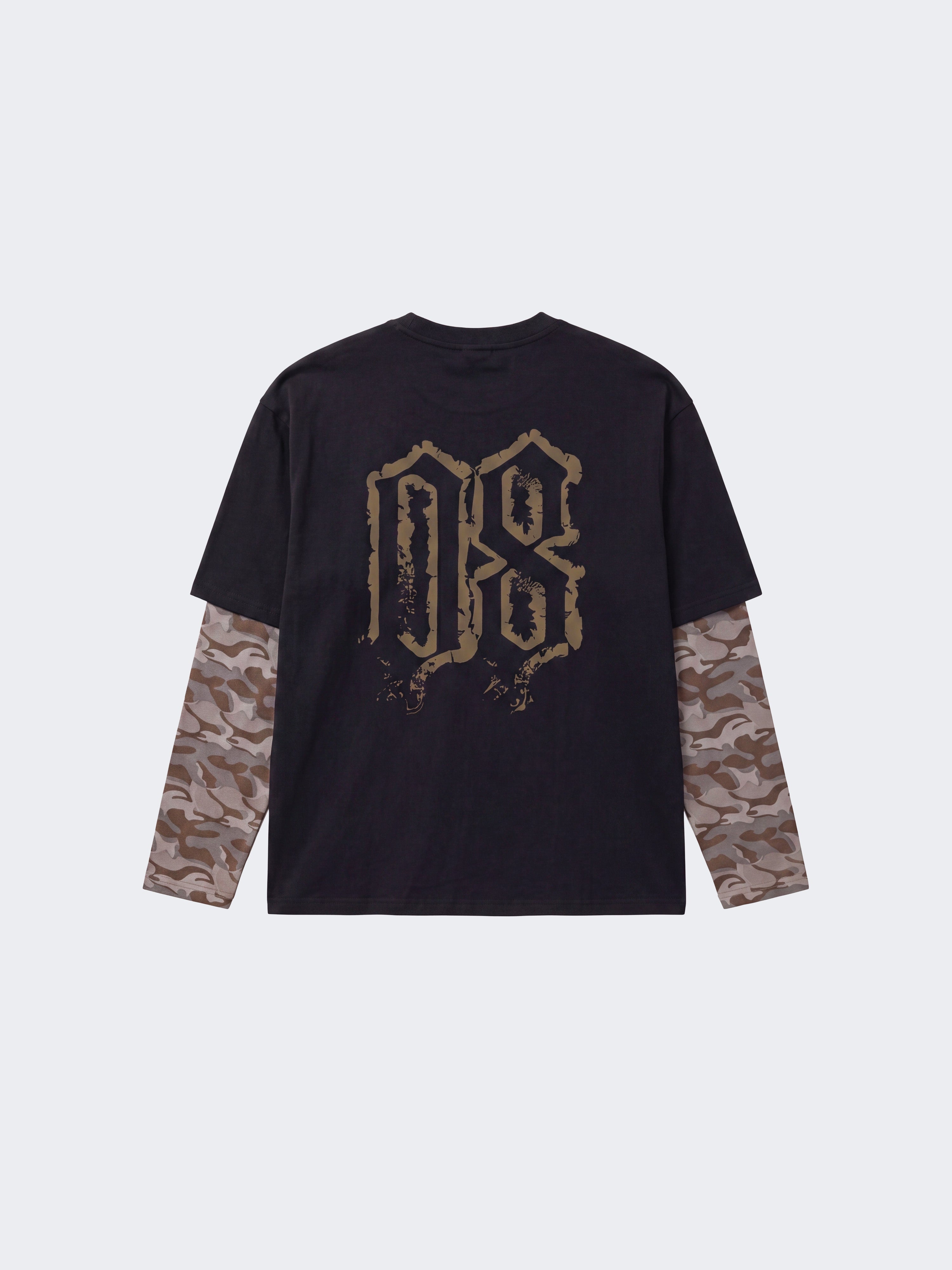 T-shirt met dubbele mouw Forest-7