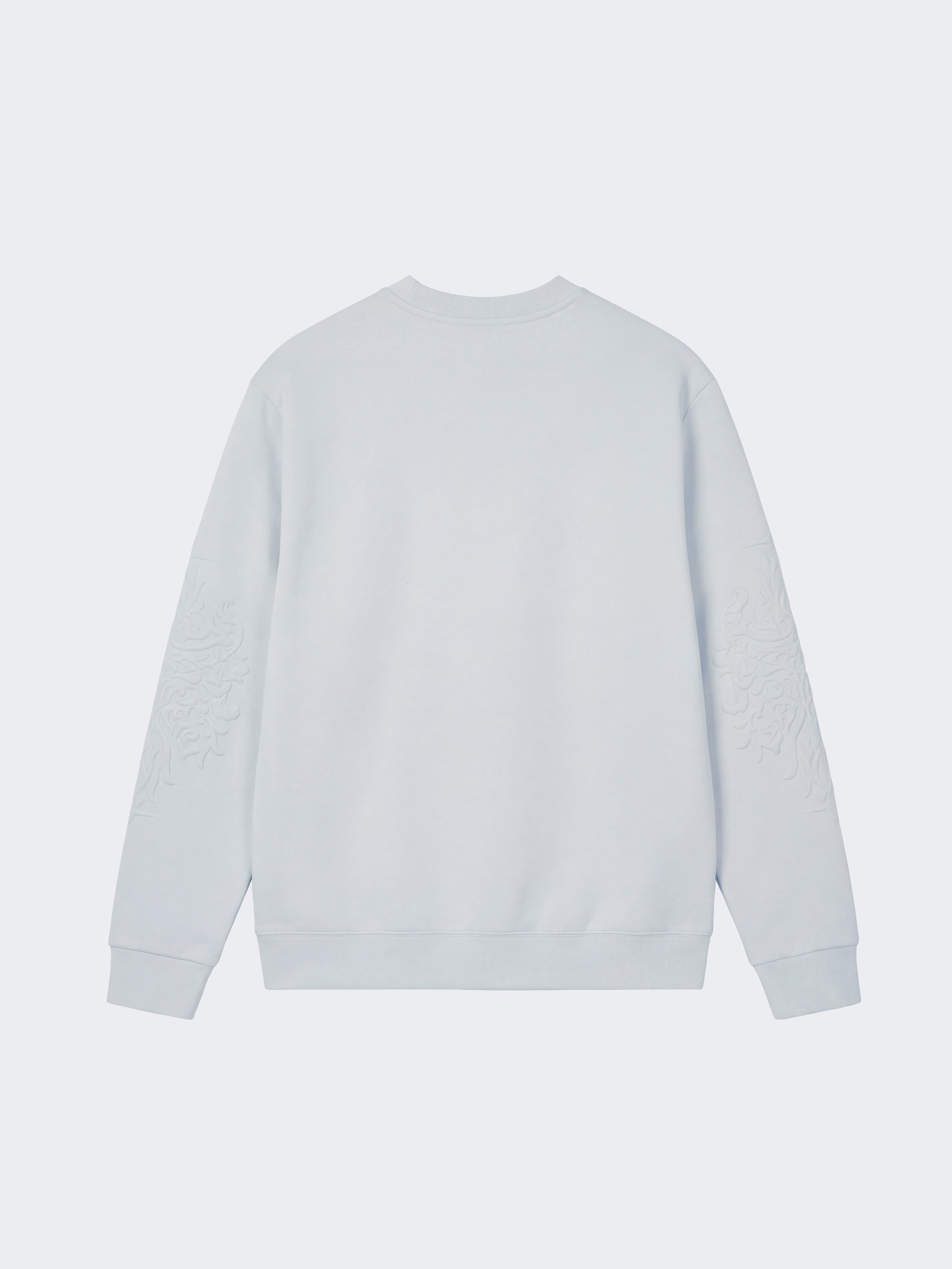 Ronde hals sweater met reliëf-7