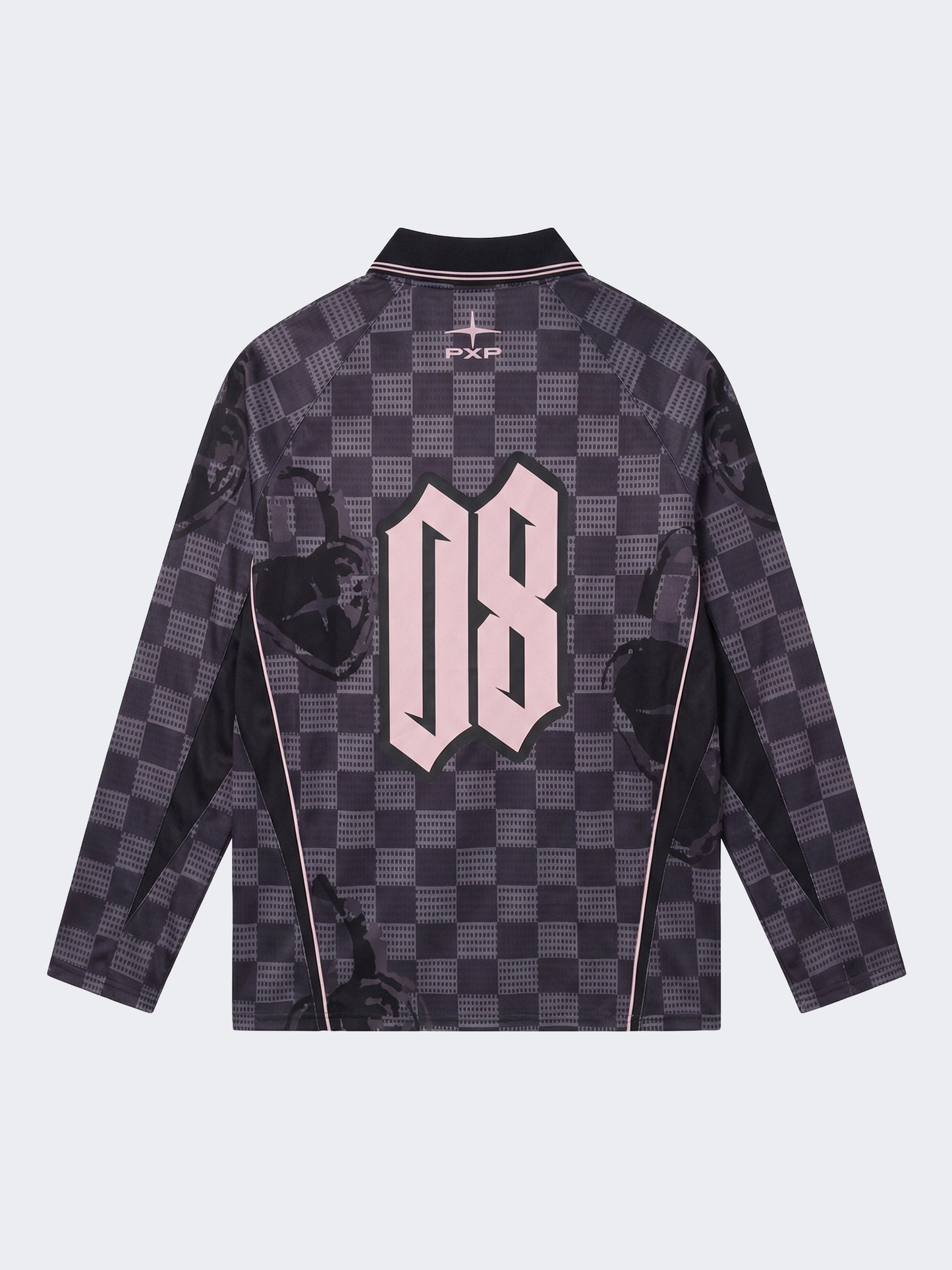 Maillot manches longues à col polo Love story