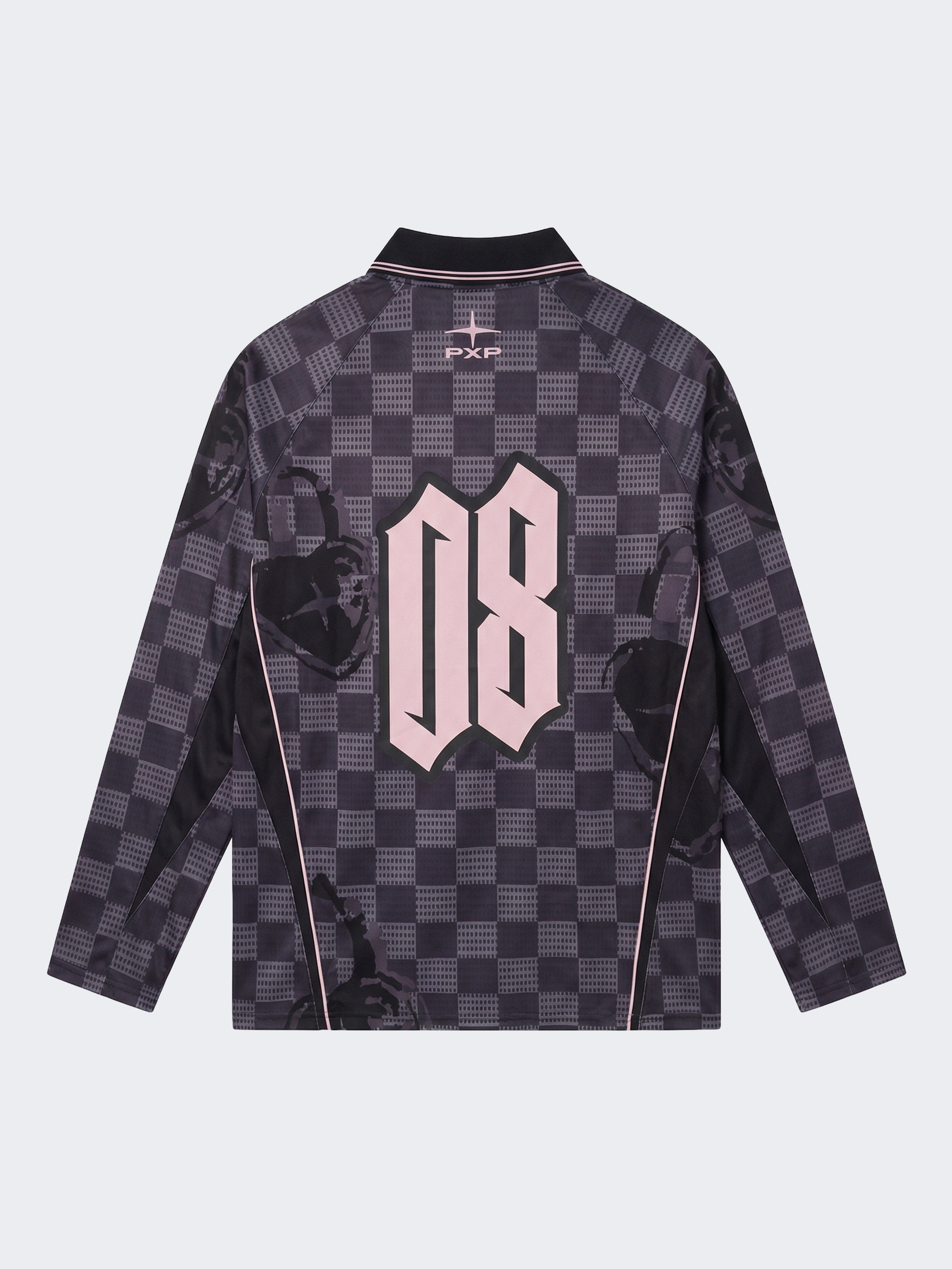 Maillot manches longues à col polo Love story-7