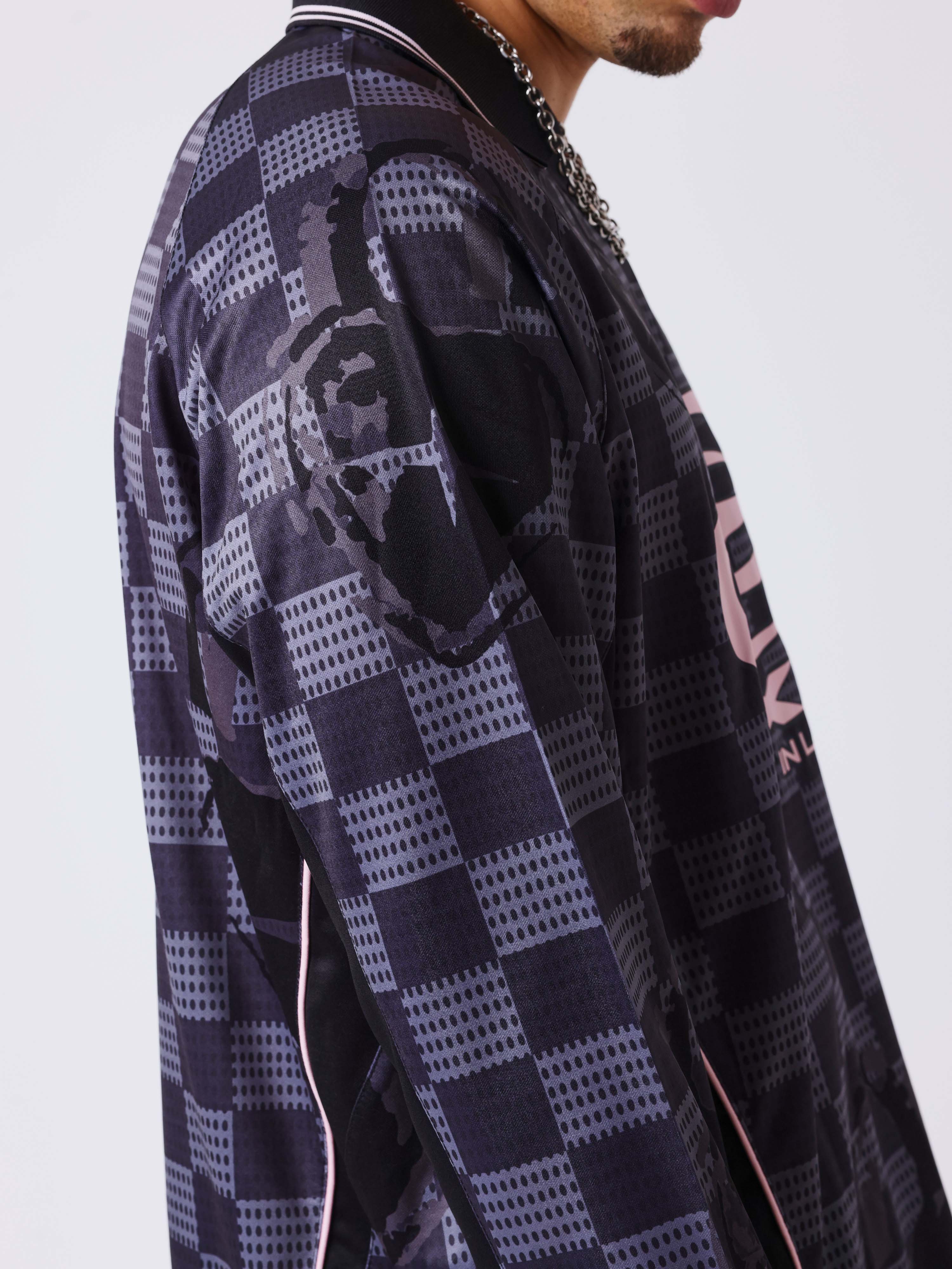 Maillot manches longues à col polo Love story-4