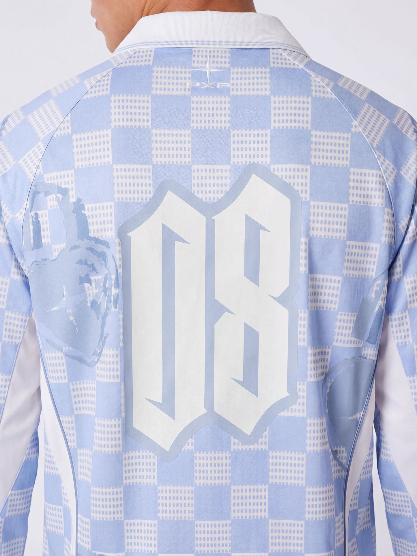 Maillot manches longues à col polo Love story