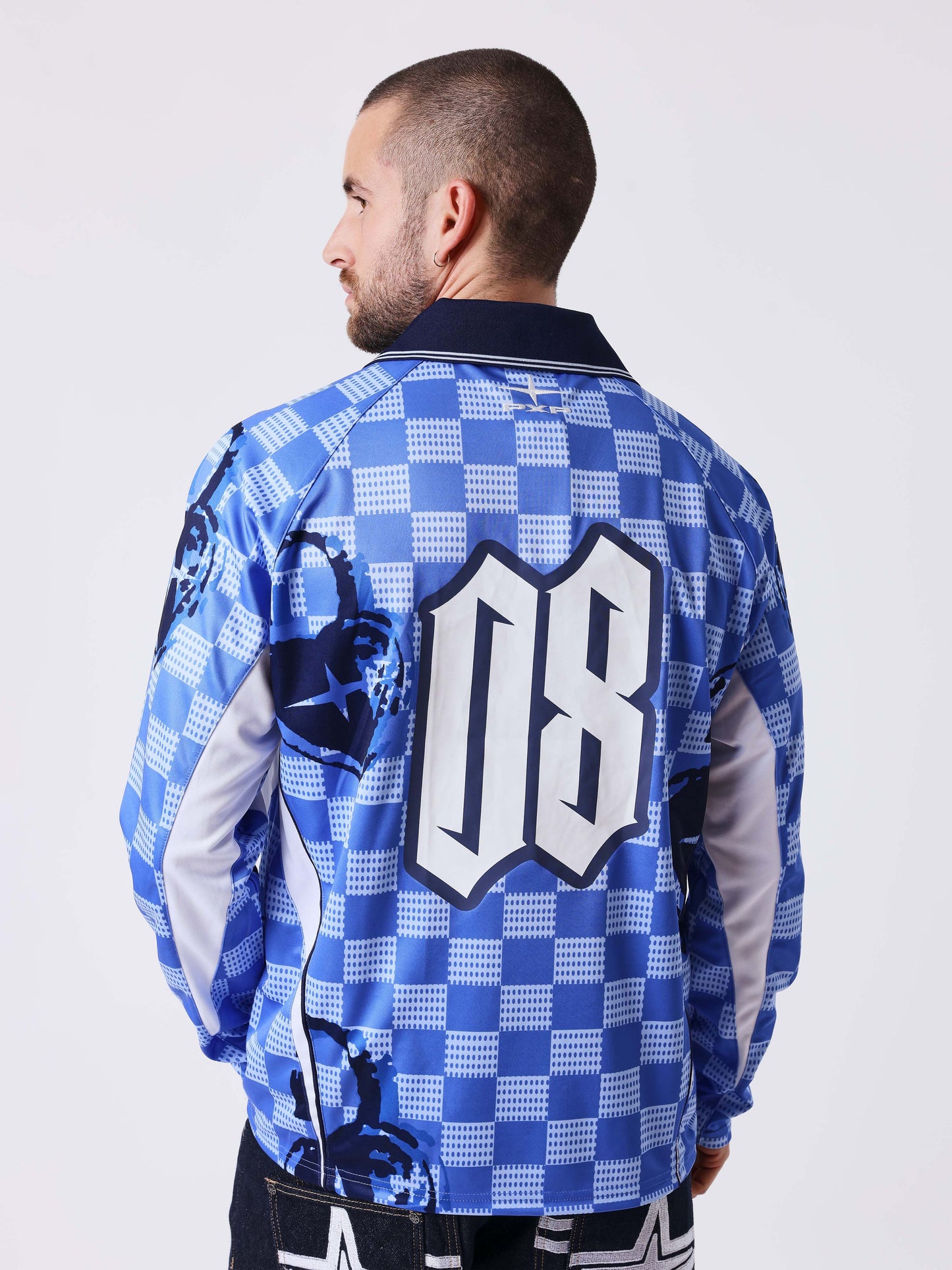 Long sleeve polo collar Love story shirt