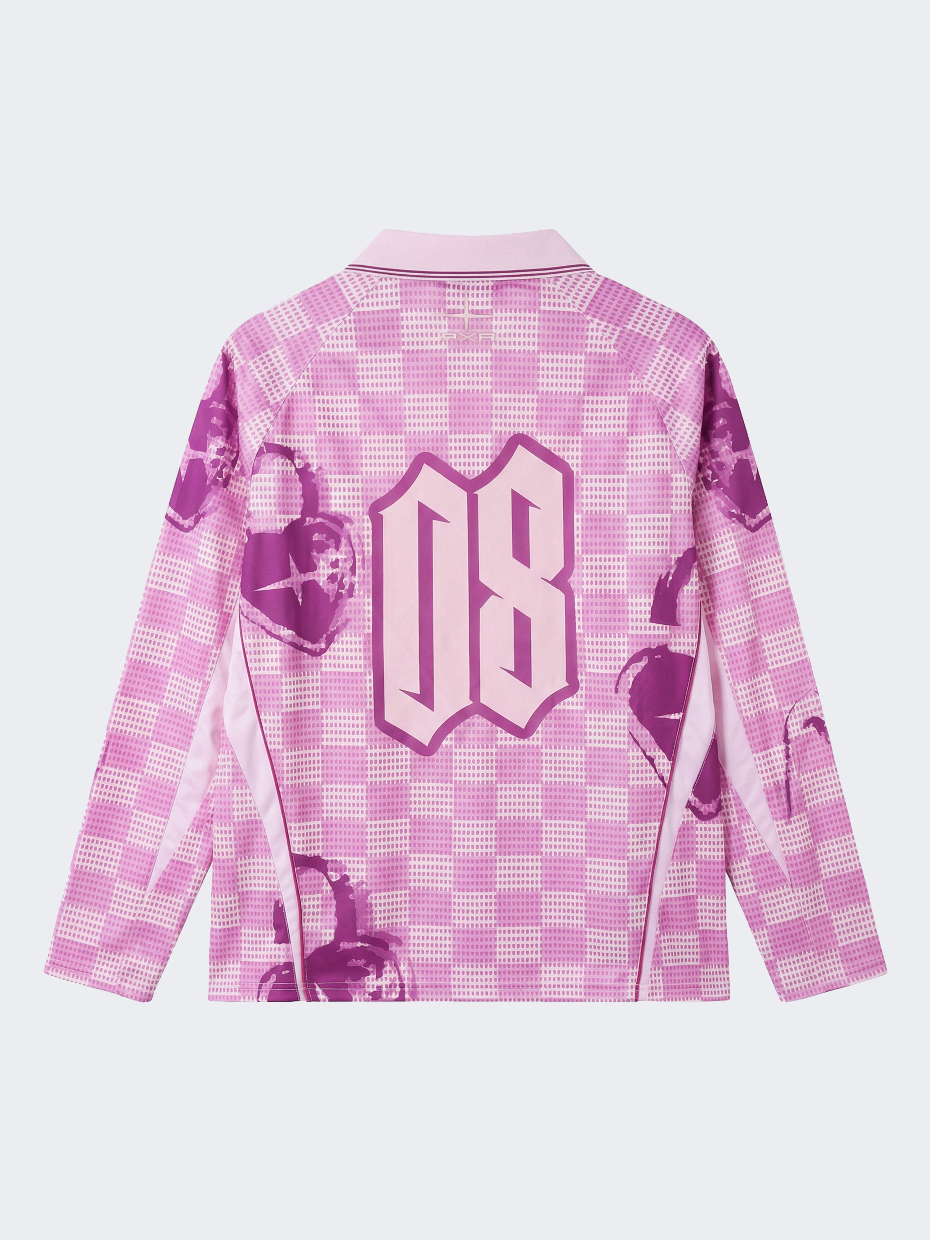 Maillot manches longues à col polo Love story-7