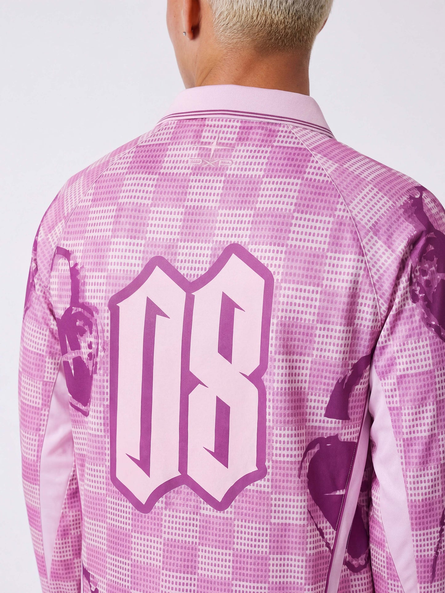 Maillot manches longues à col polo Love story