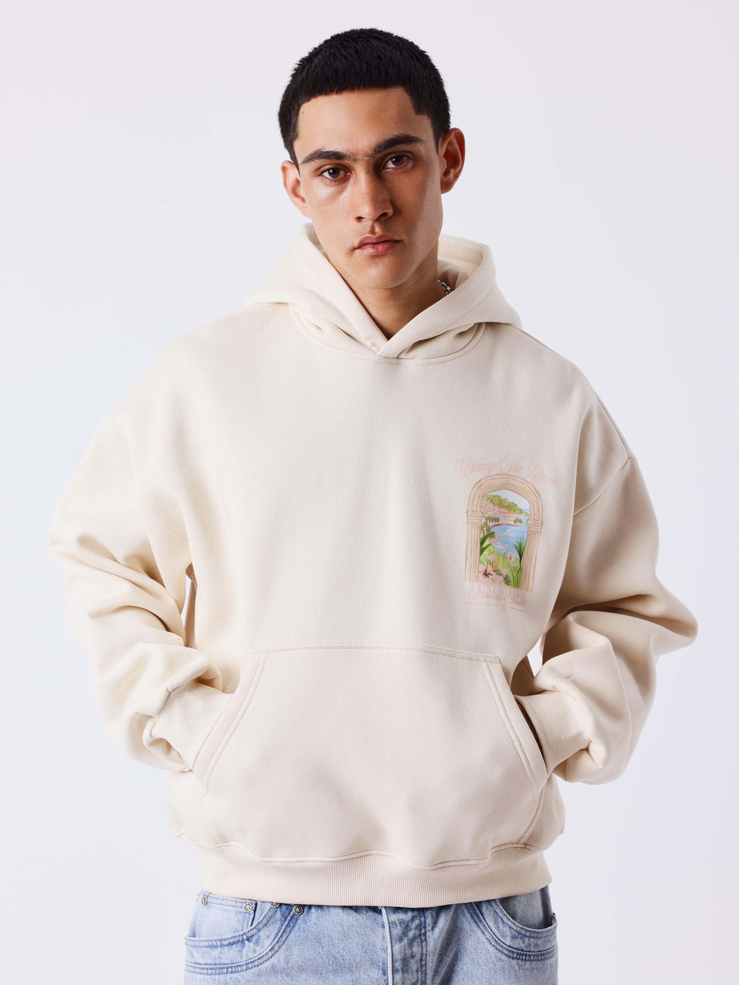 Sudadera con capucha Monaco Illustration-1