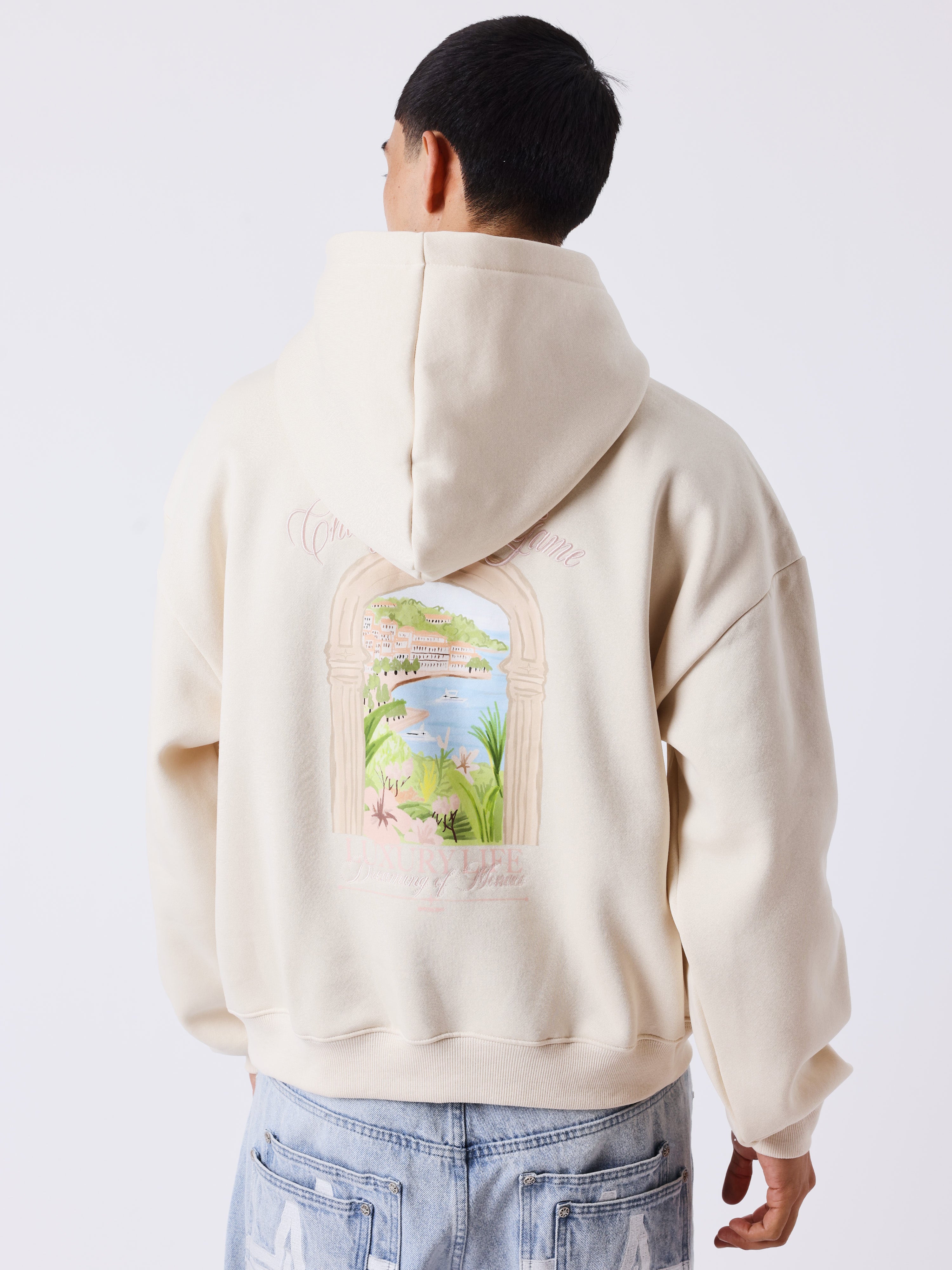 Sudadera con capucha Monaco Illustration-2