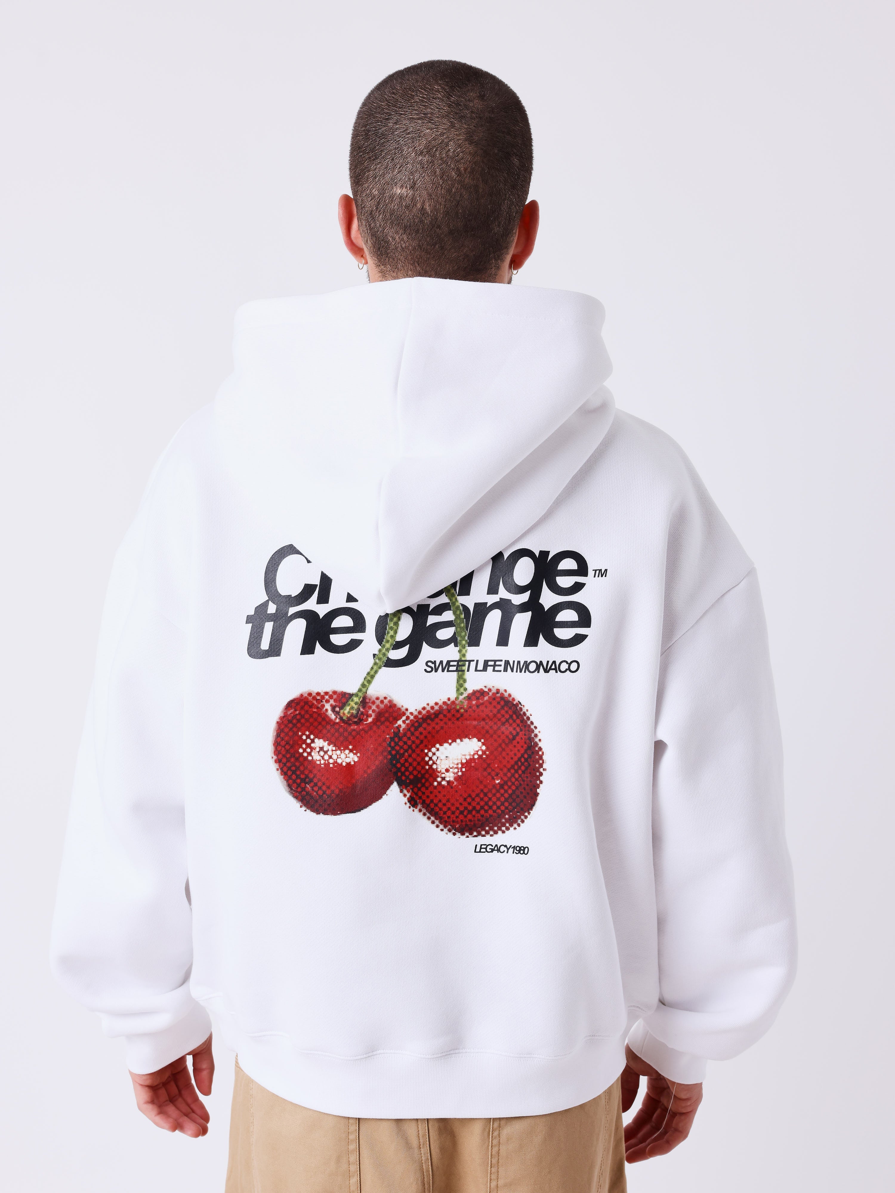 Sweat à capuche imprimé cerises-2