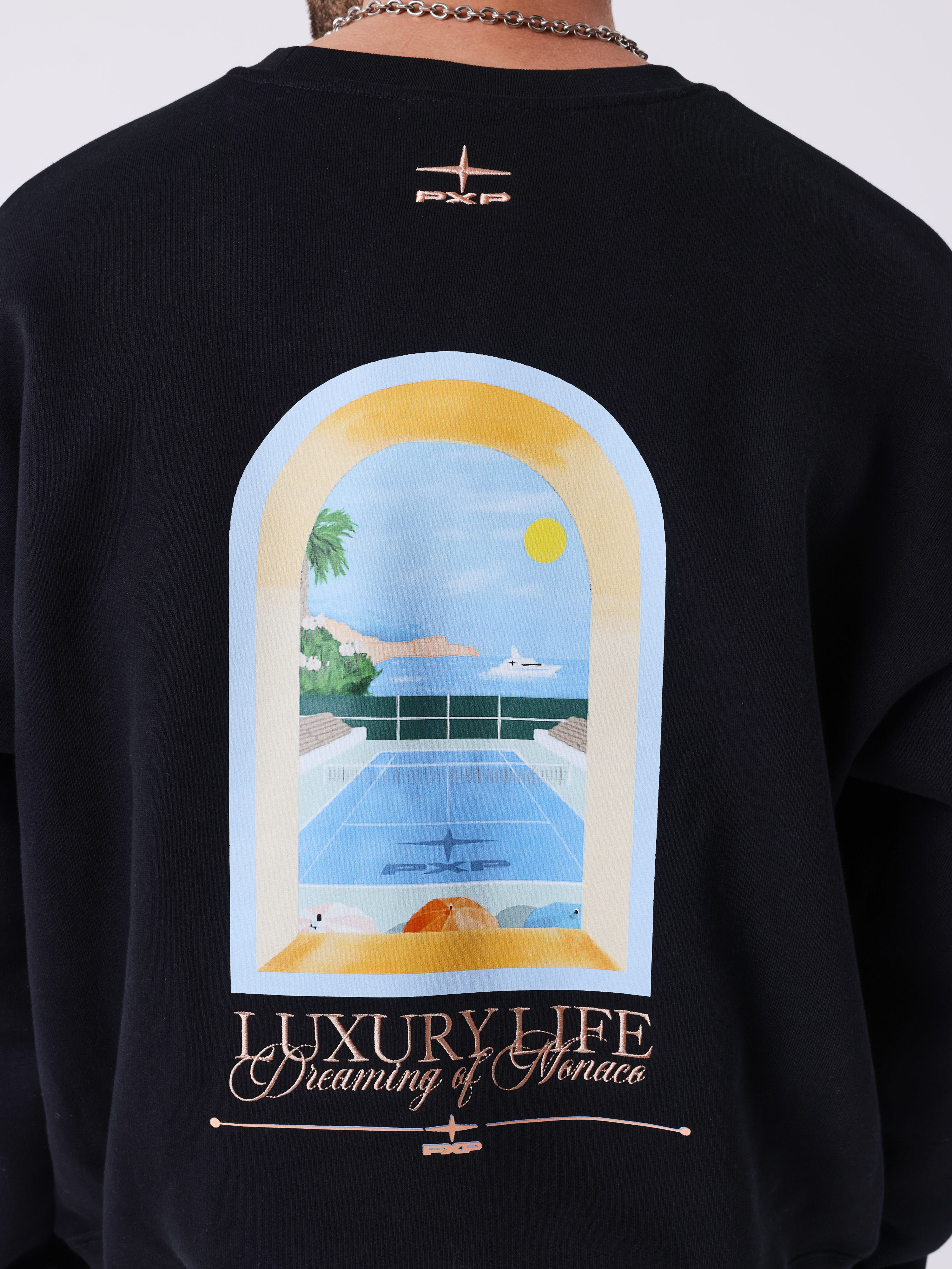 Sweat col rond Luxury Life-8
