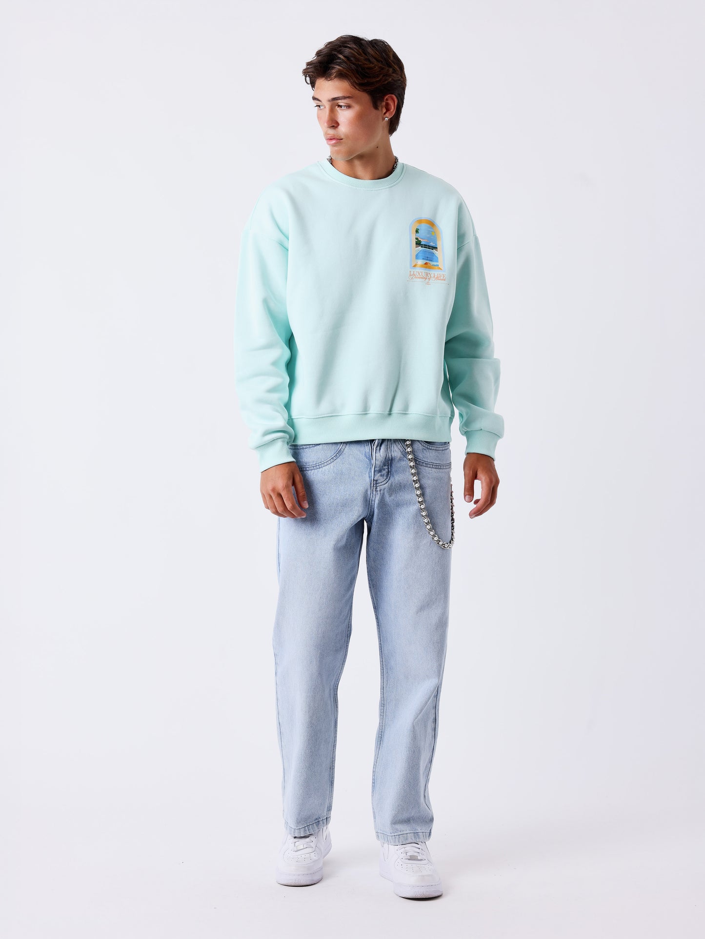 Sweat col rond Luxury Life