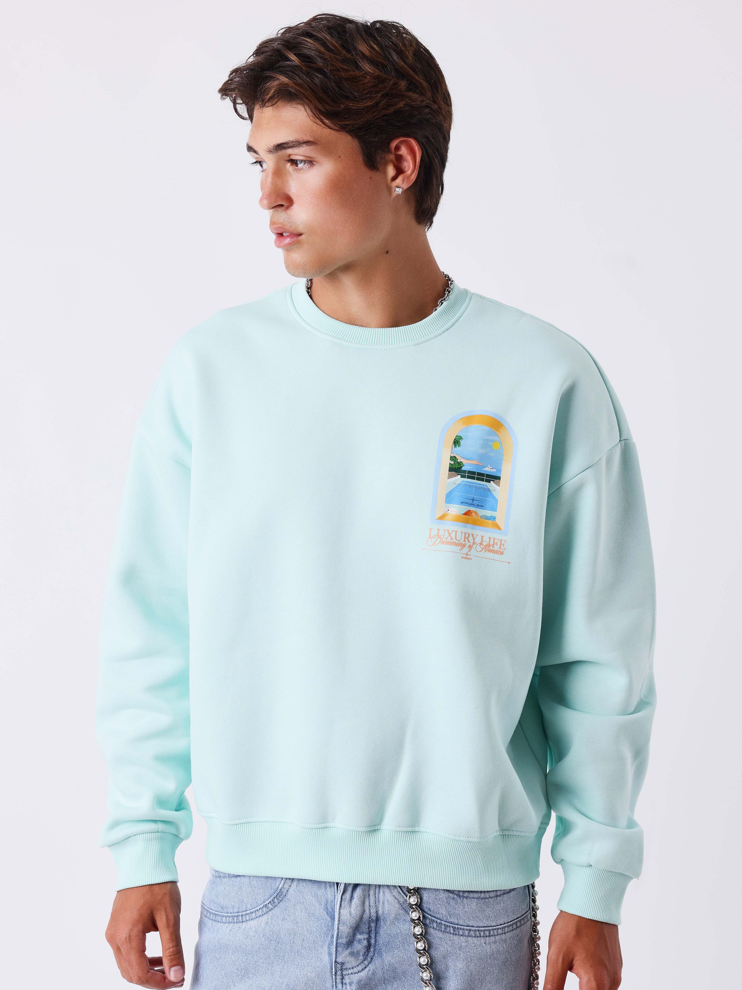 Sweat col rond Luxury Life-1