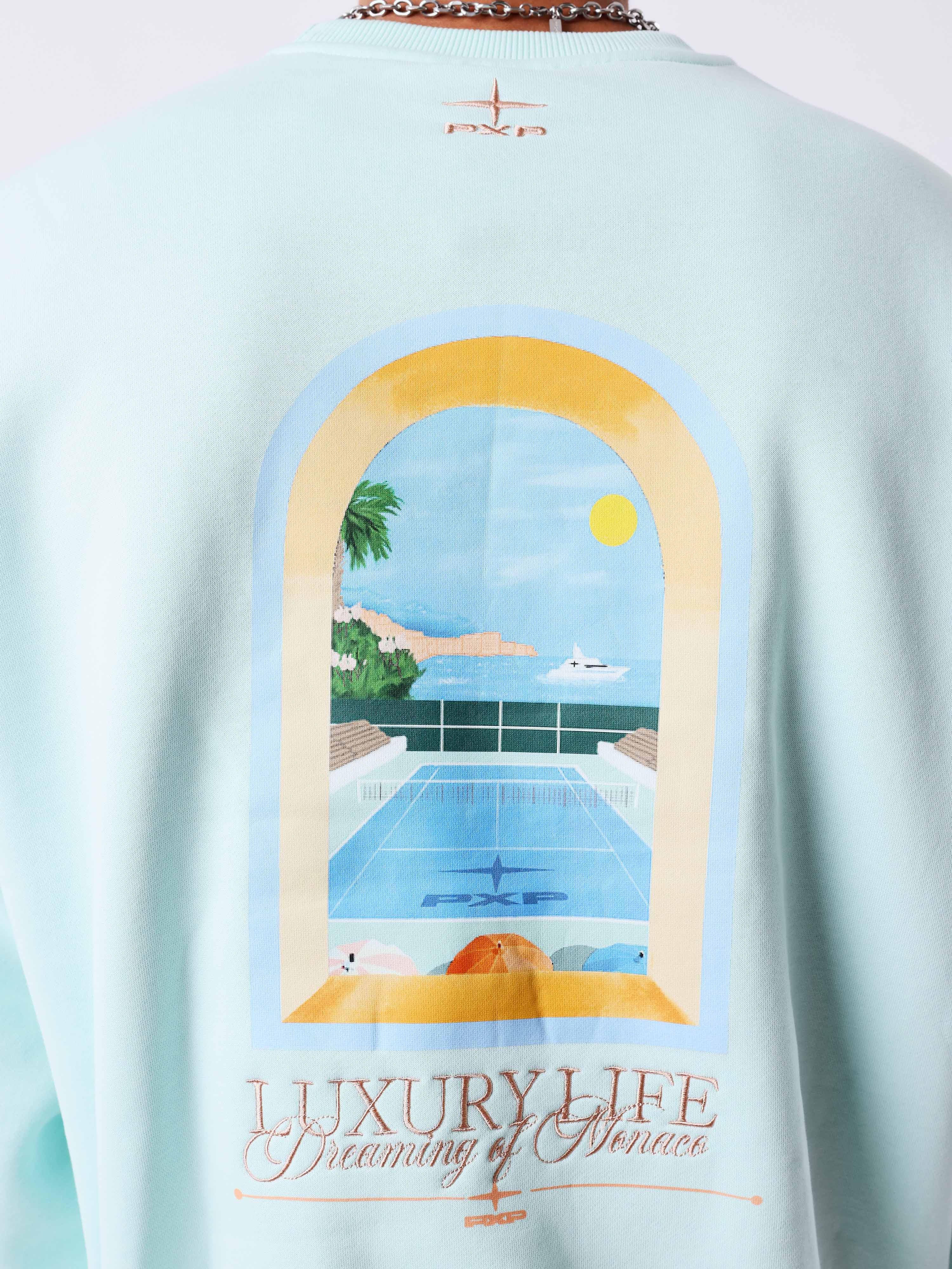 Sweat col rond Luxury Life-3