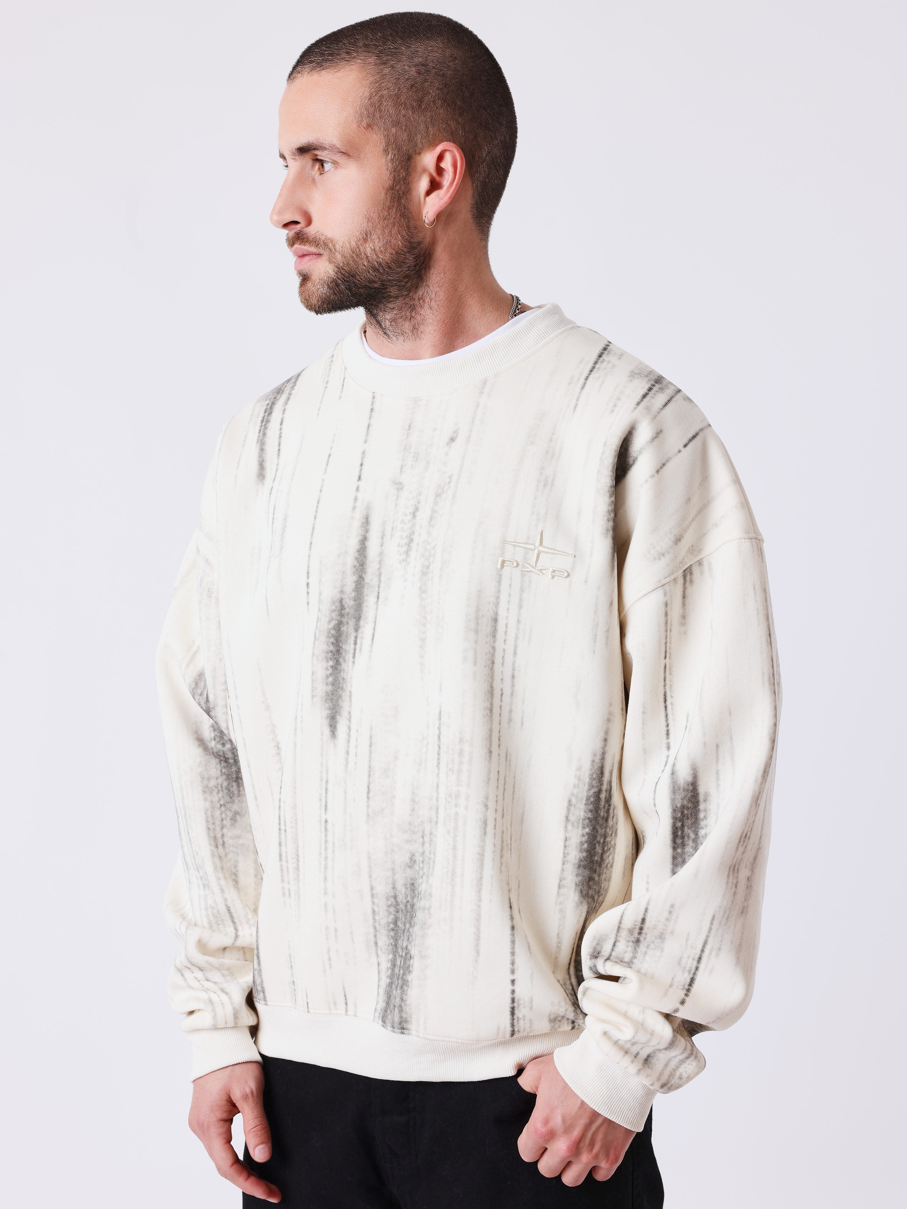 Slacker crew neck sweatshirt-1