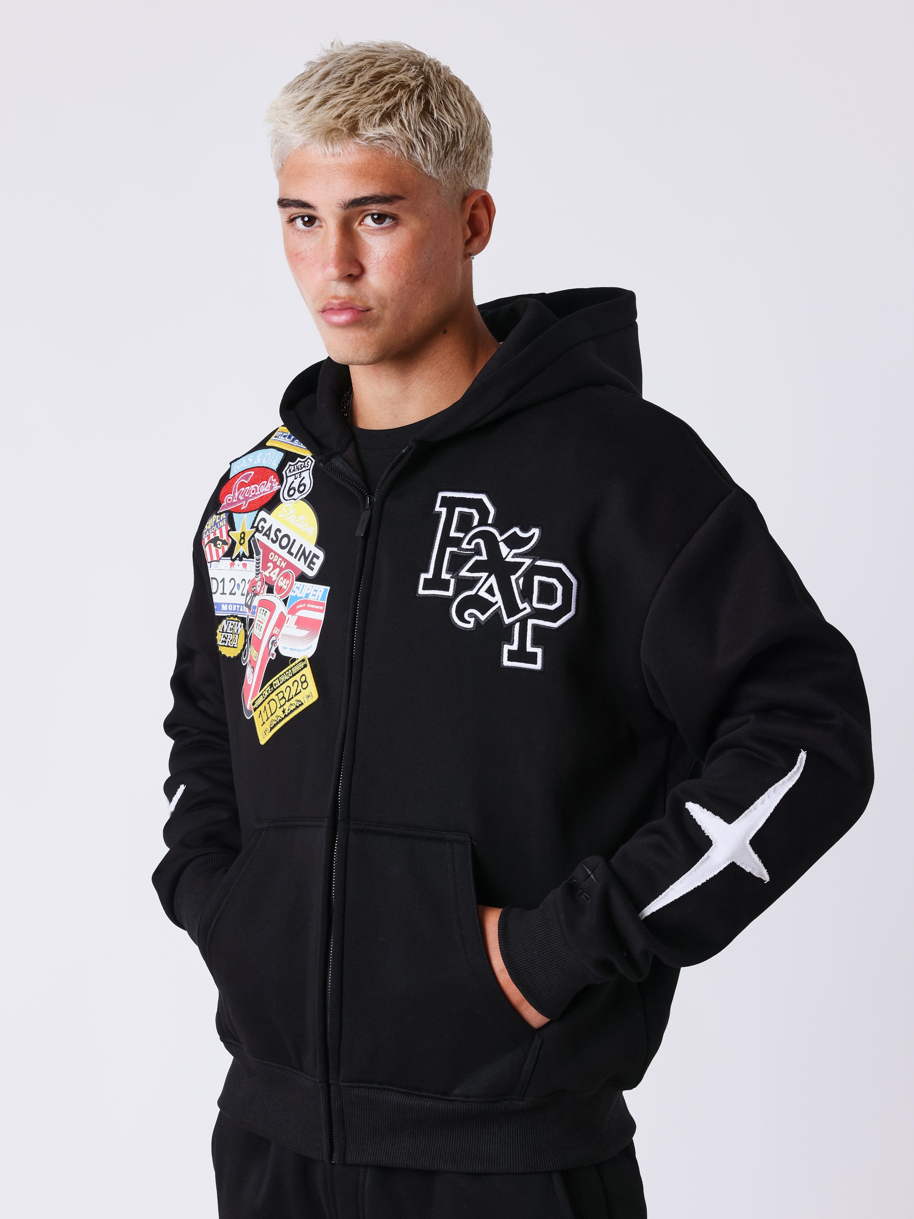 Sweat à capuche zippé West Coast-1