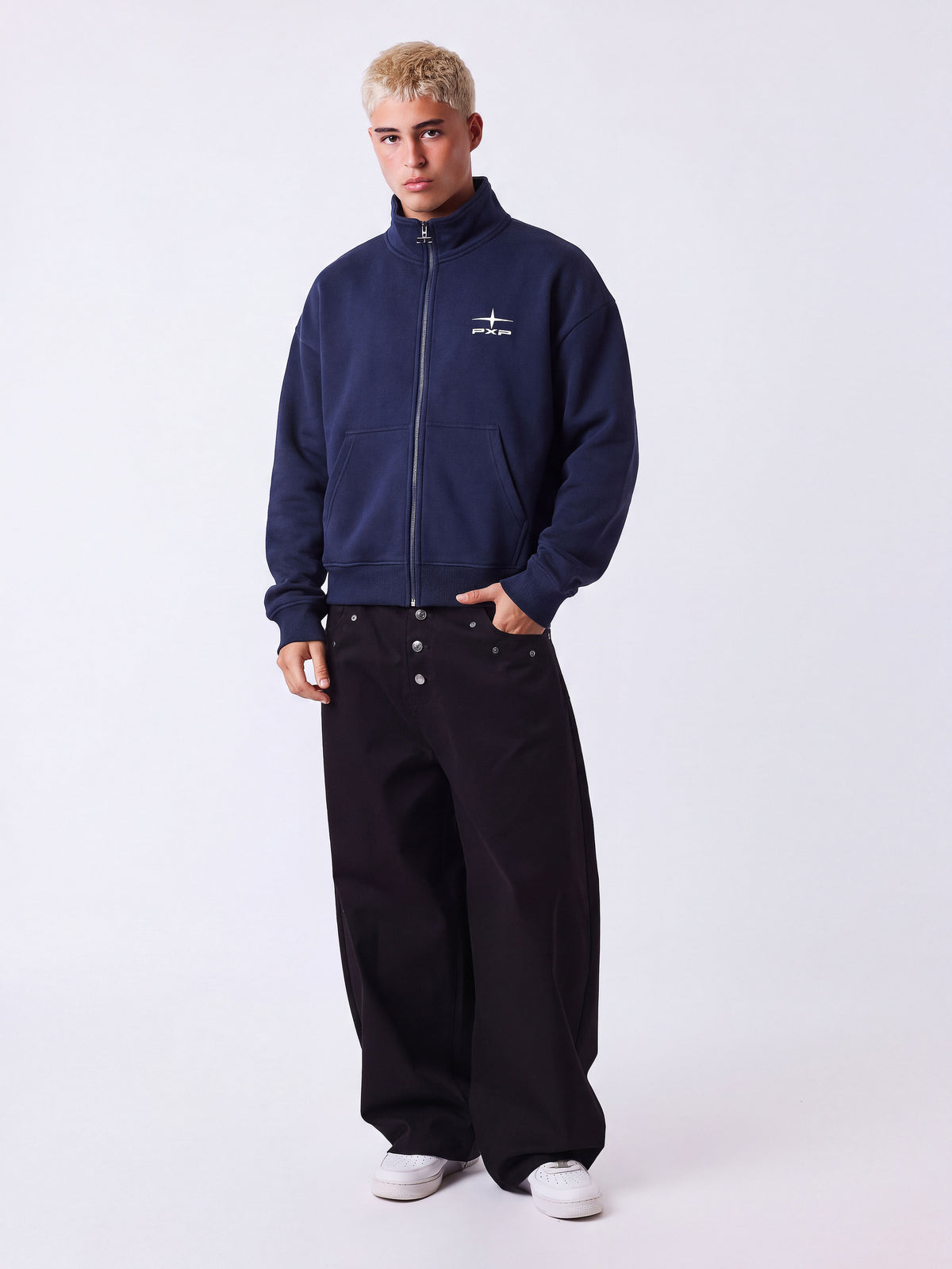 Sweat zippé Col montant Essentials