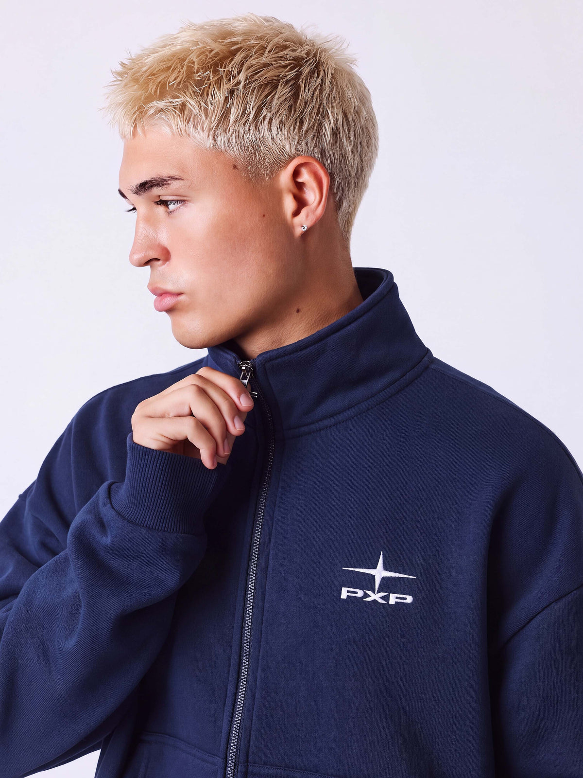 Sweat zippé Col montant Essentials-4
