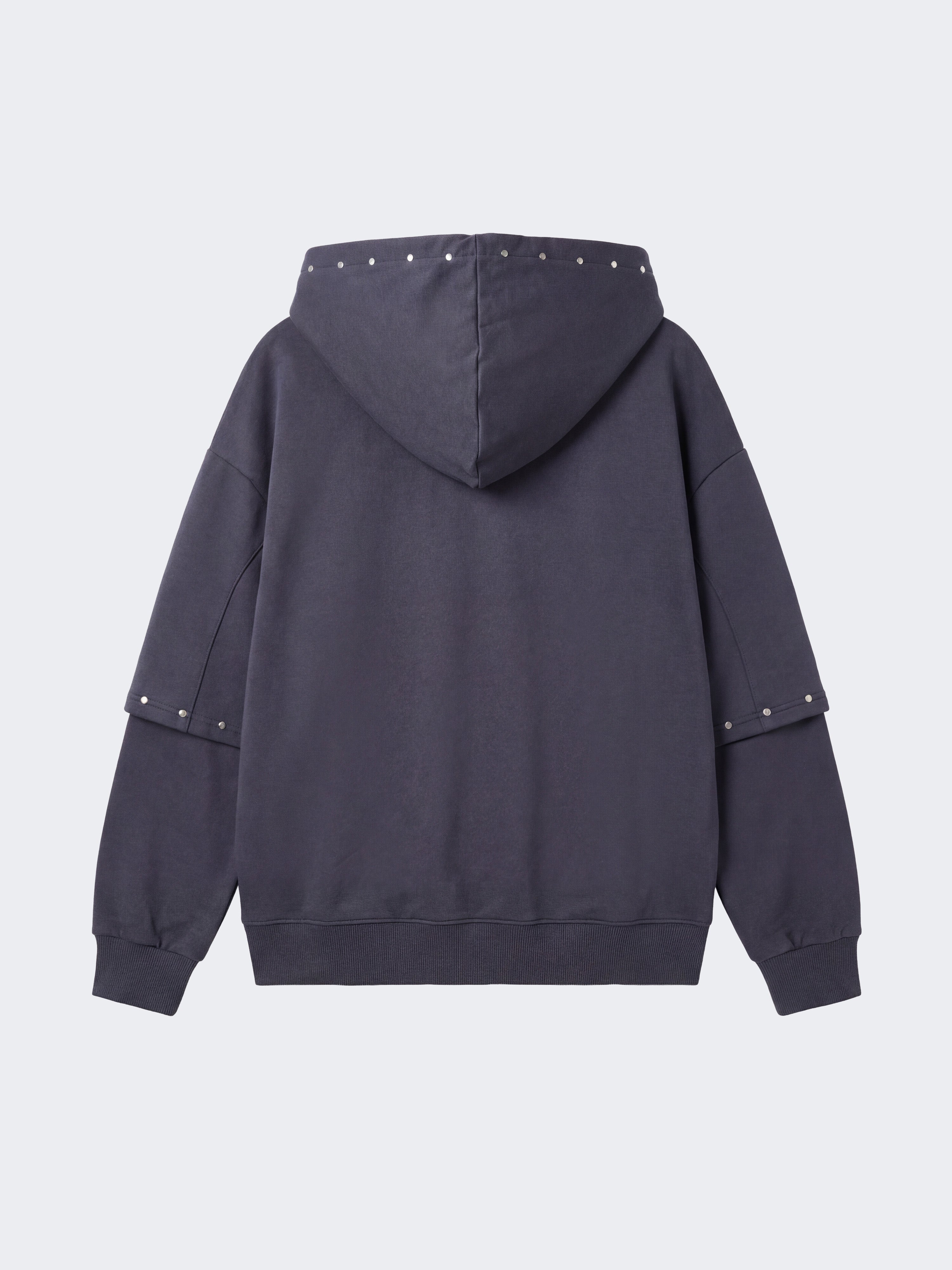 Felpa con cappuccio e zip-7