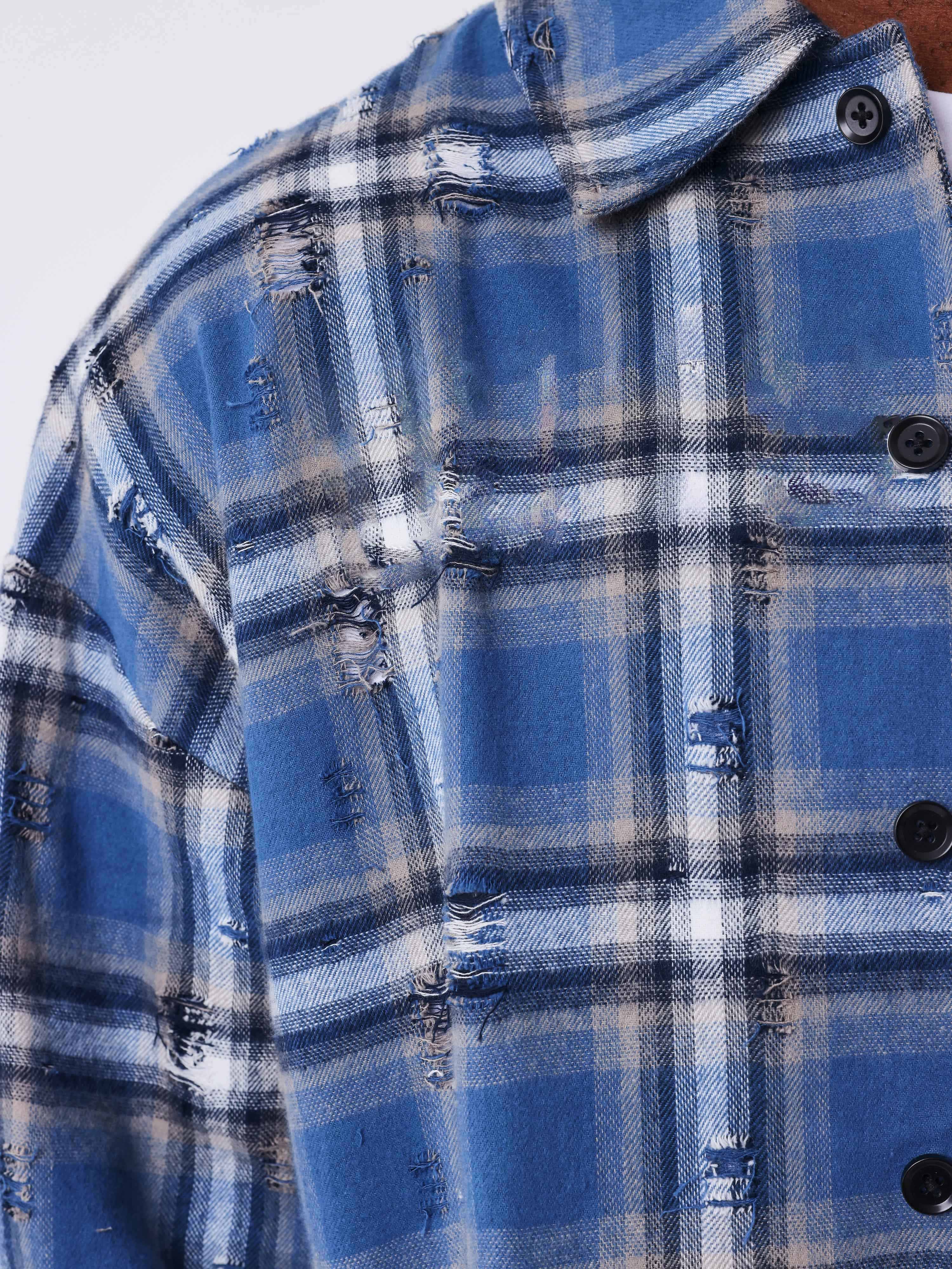 Camisa de manga larga a cuadros-3