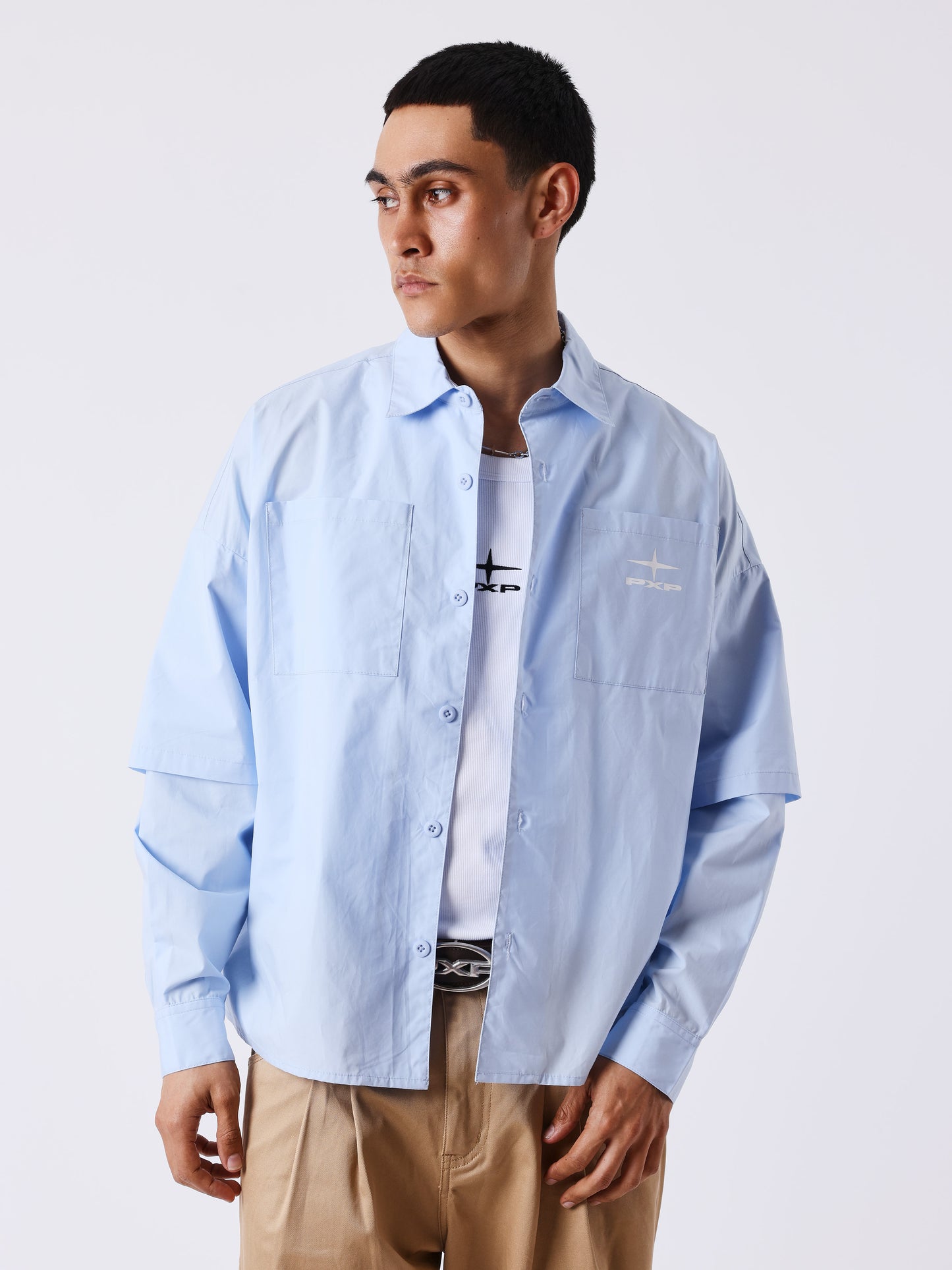 Camicia doppia manica elegante