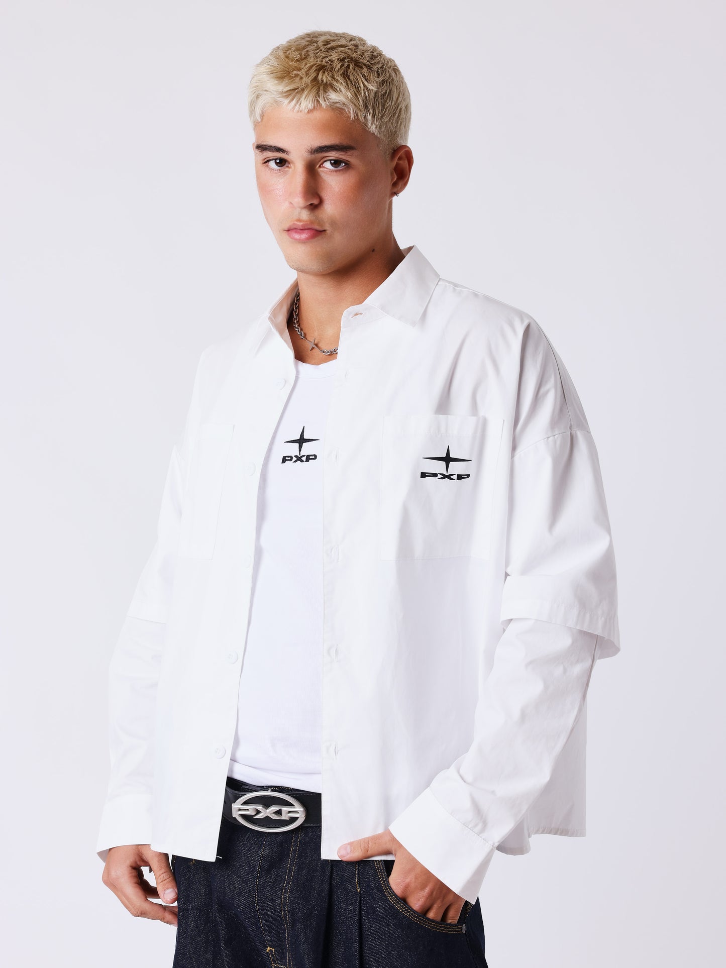Camisa doble manga classy