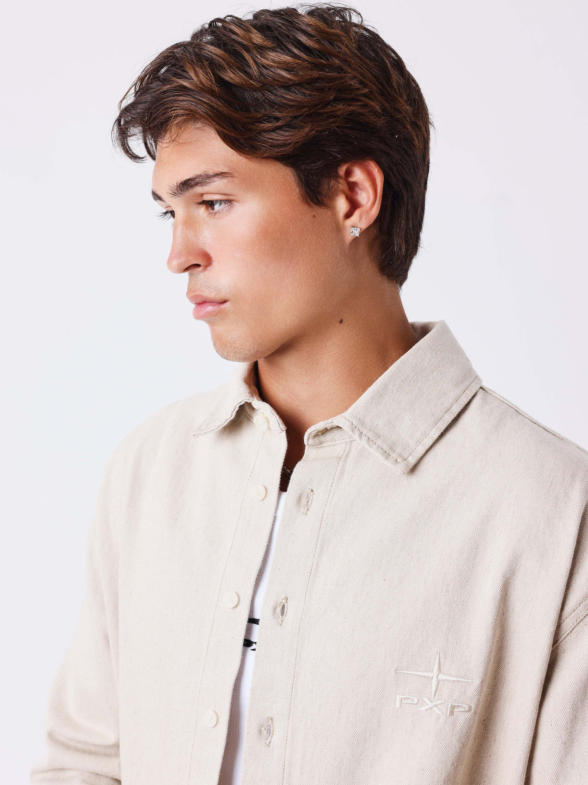 Natural overshirt