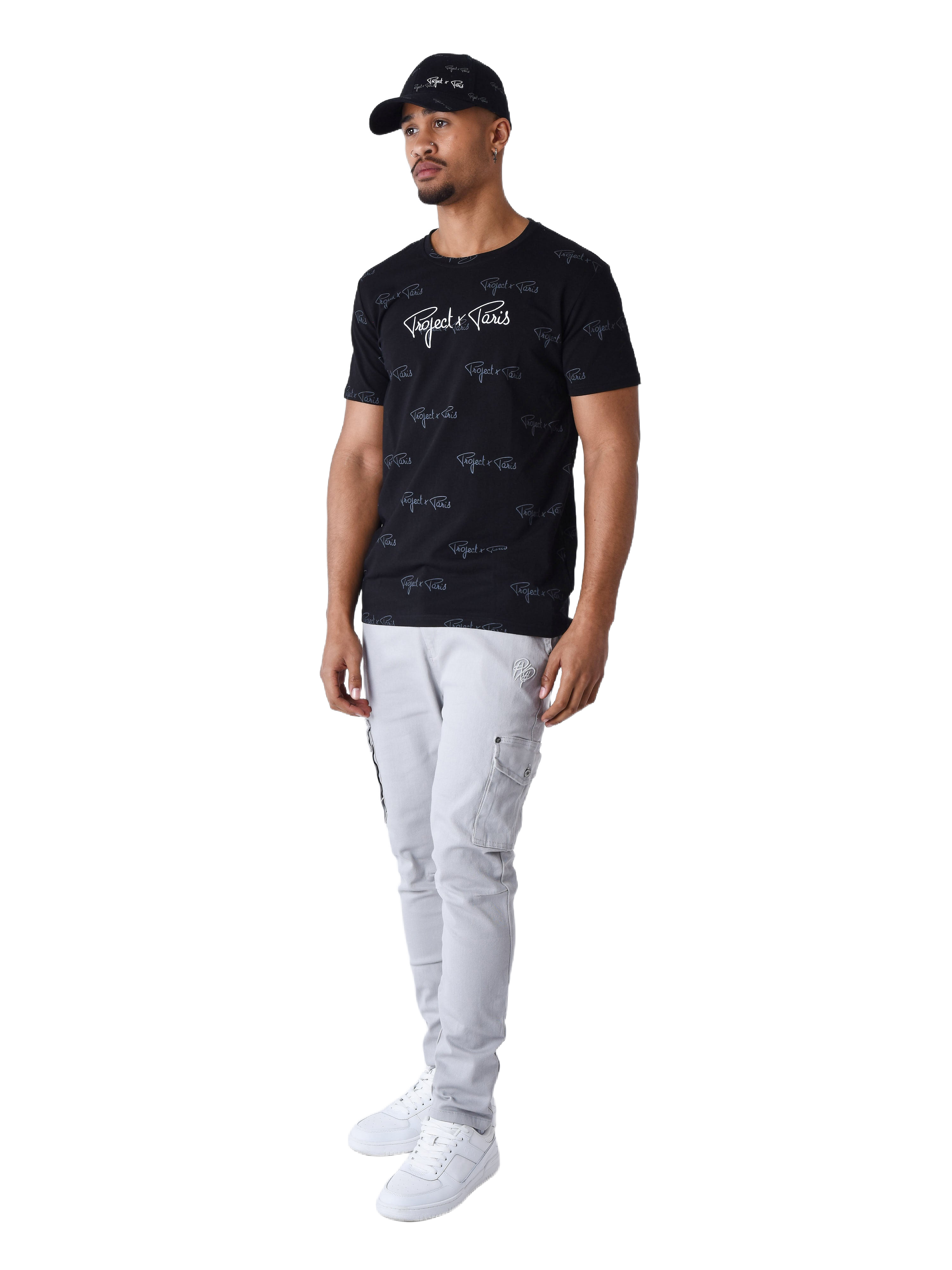 Tricou imprimat signature all over-3