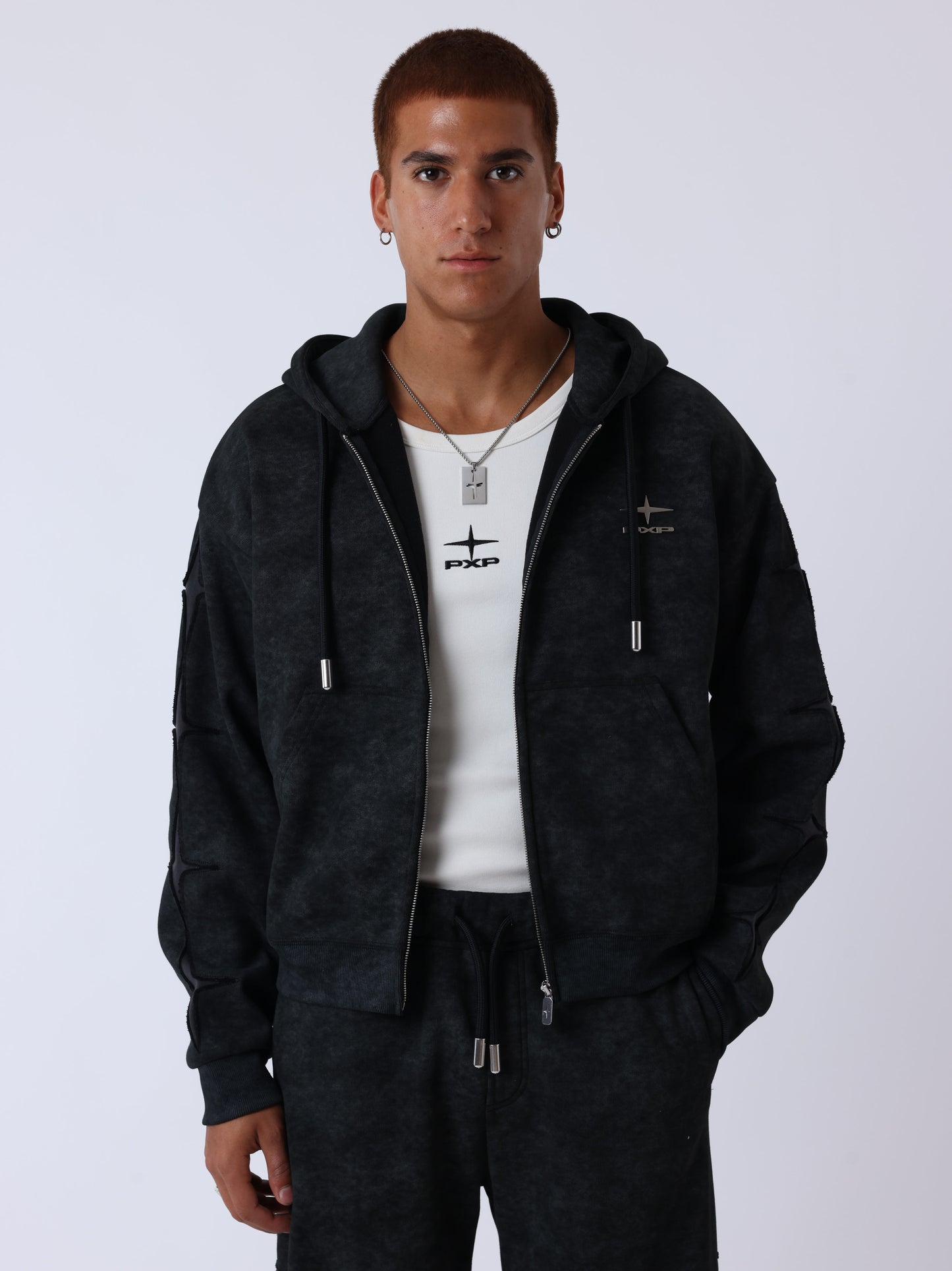 Sweats à capuche zippés Star