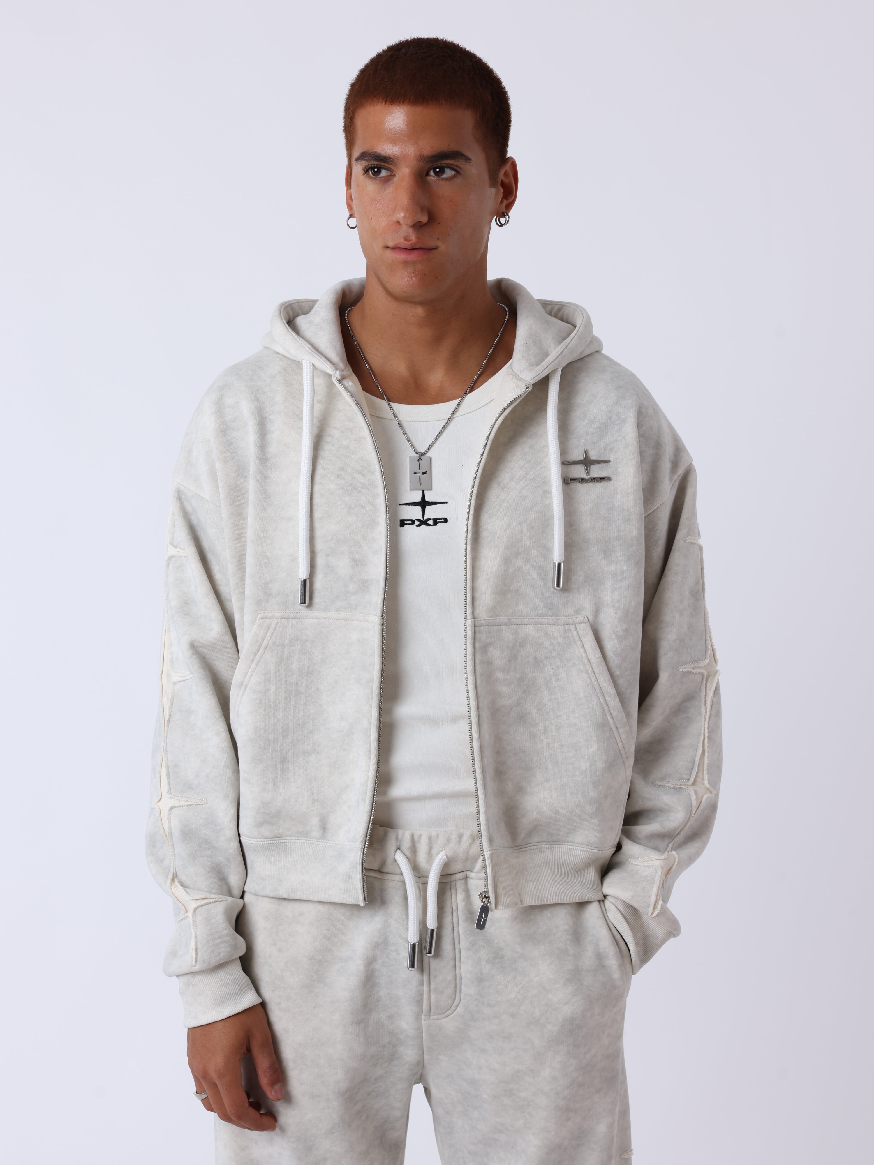 Sweats à capuche zippés Star-1