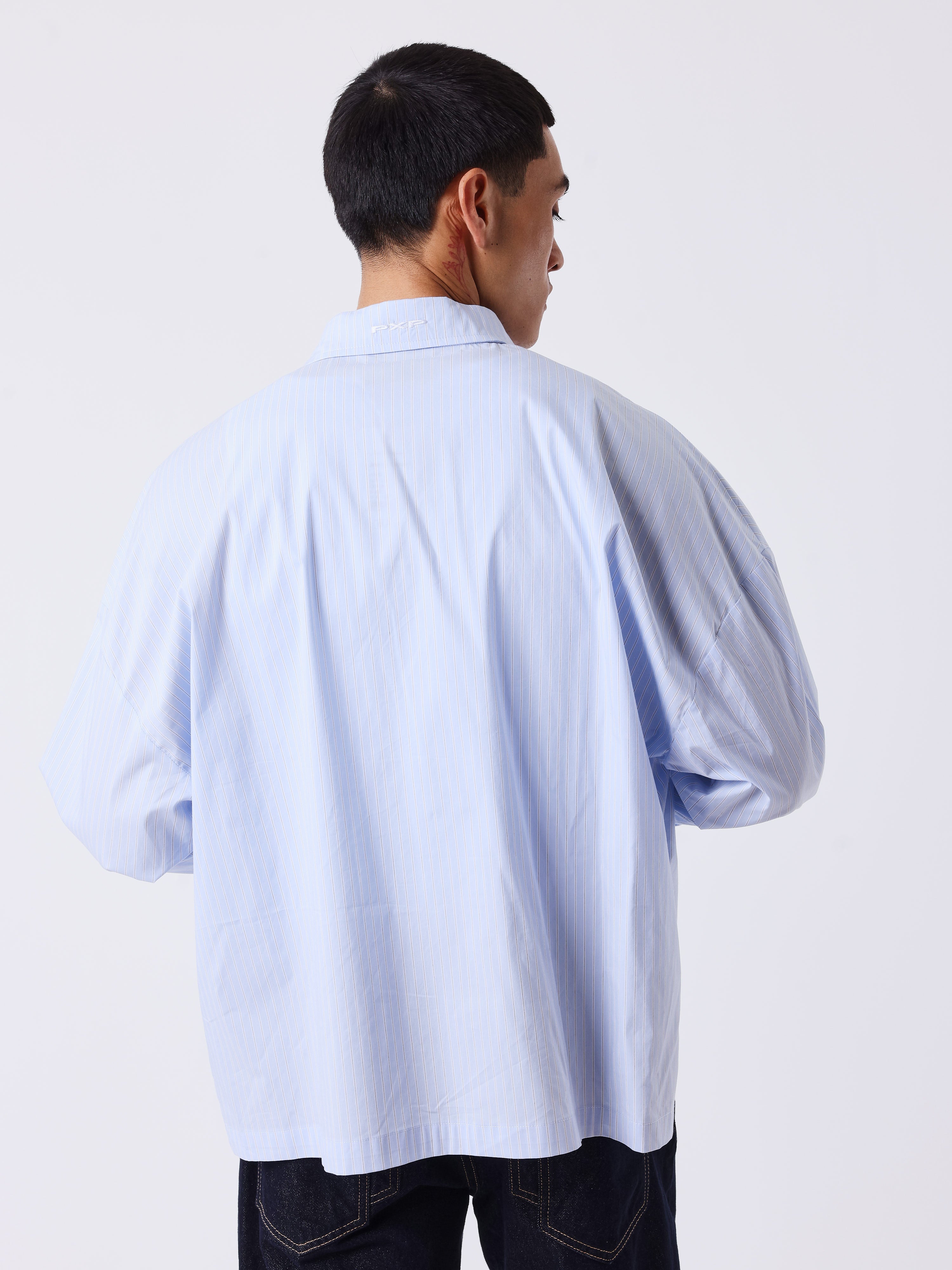 Striped long-sleeve shirt-2