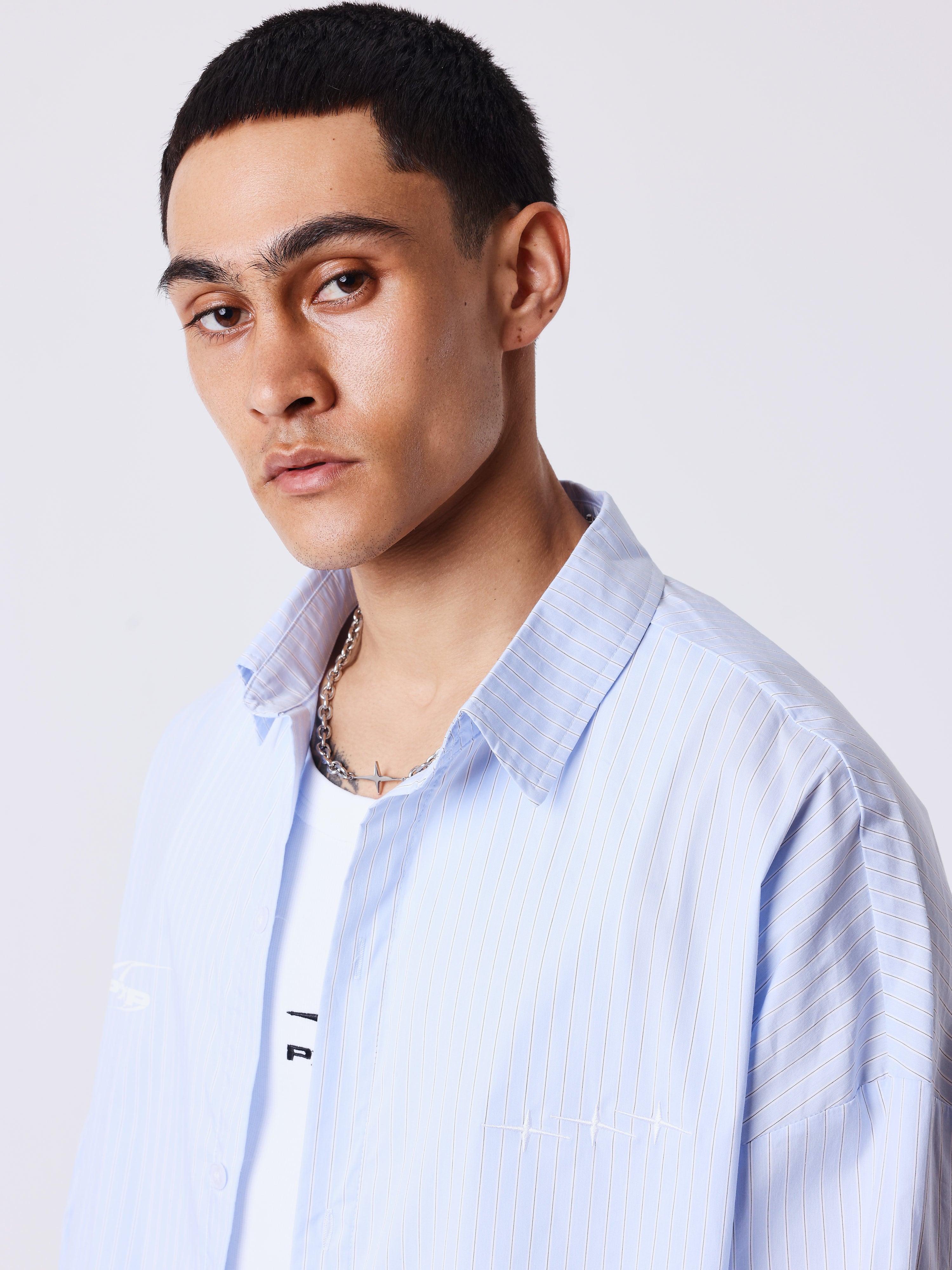 Striped long-sleeve shirt-4
