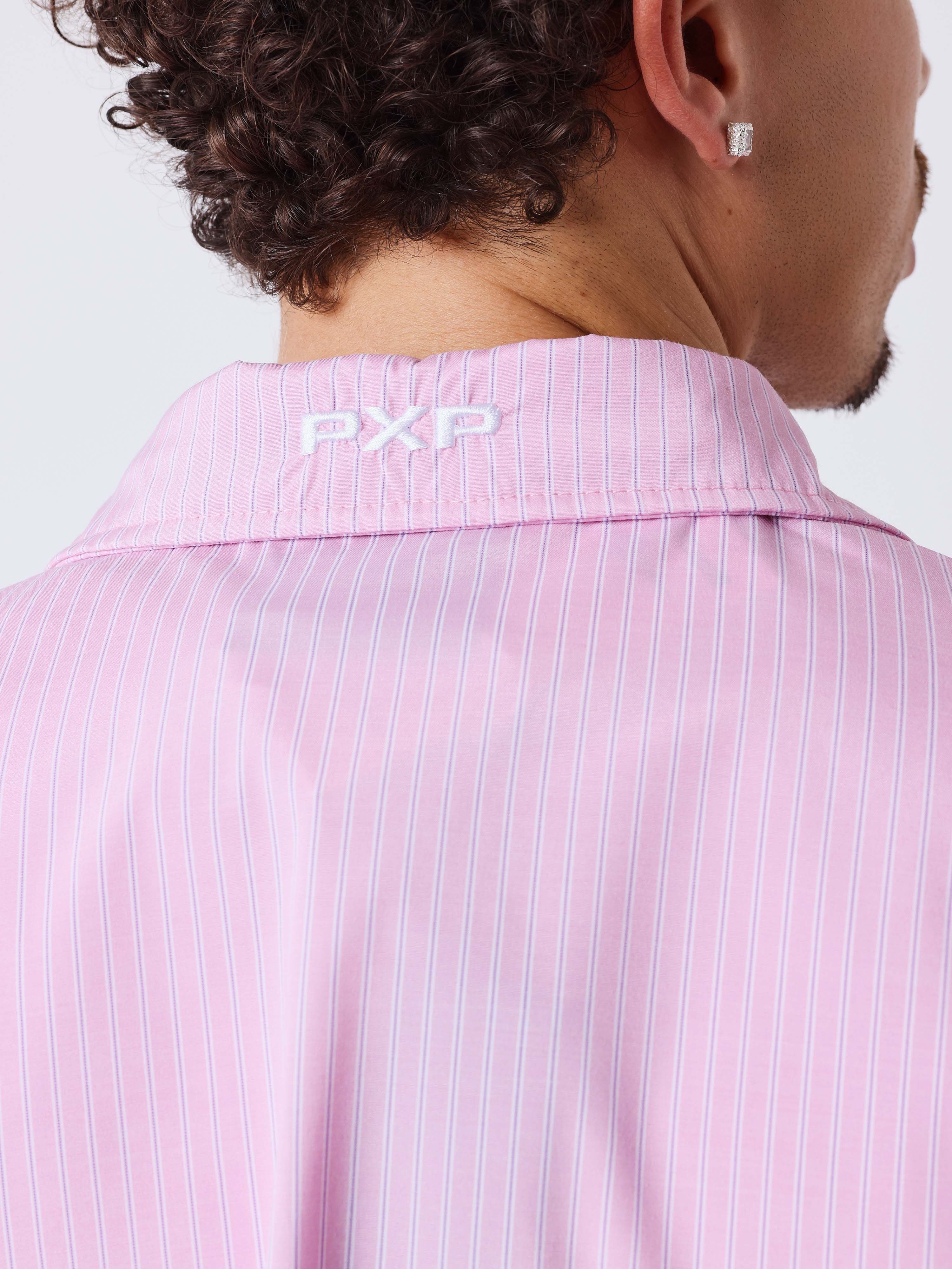 Camicia a righe a maniche lunghe-7