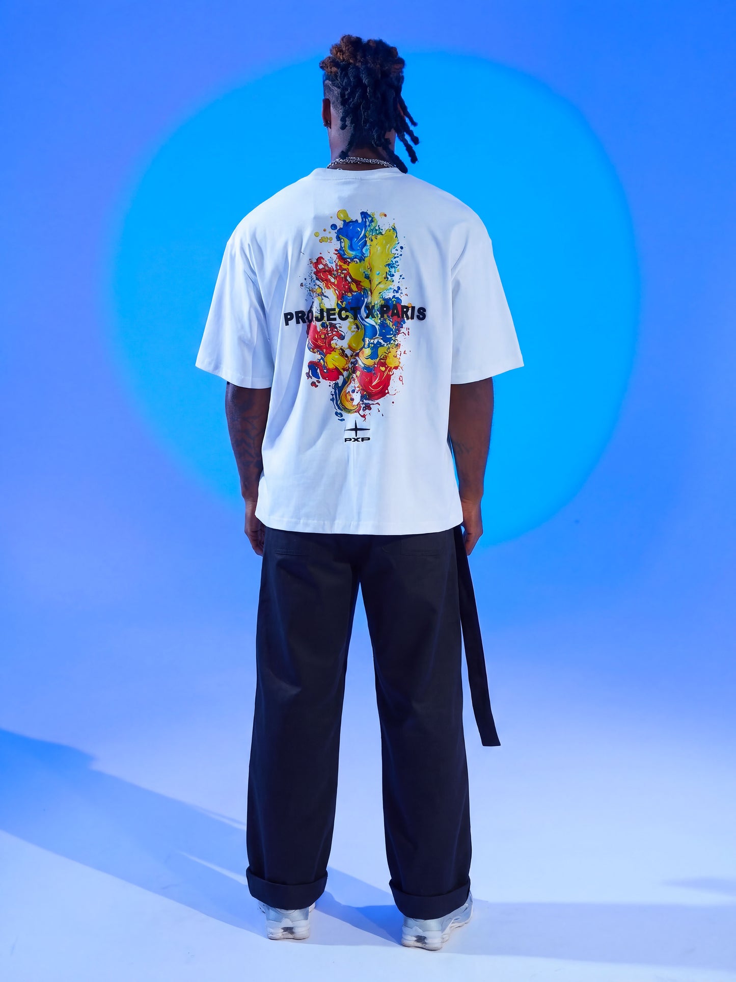 Pantalone con cintura integrata